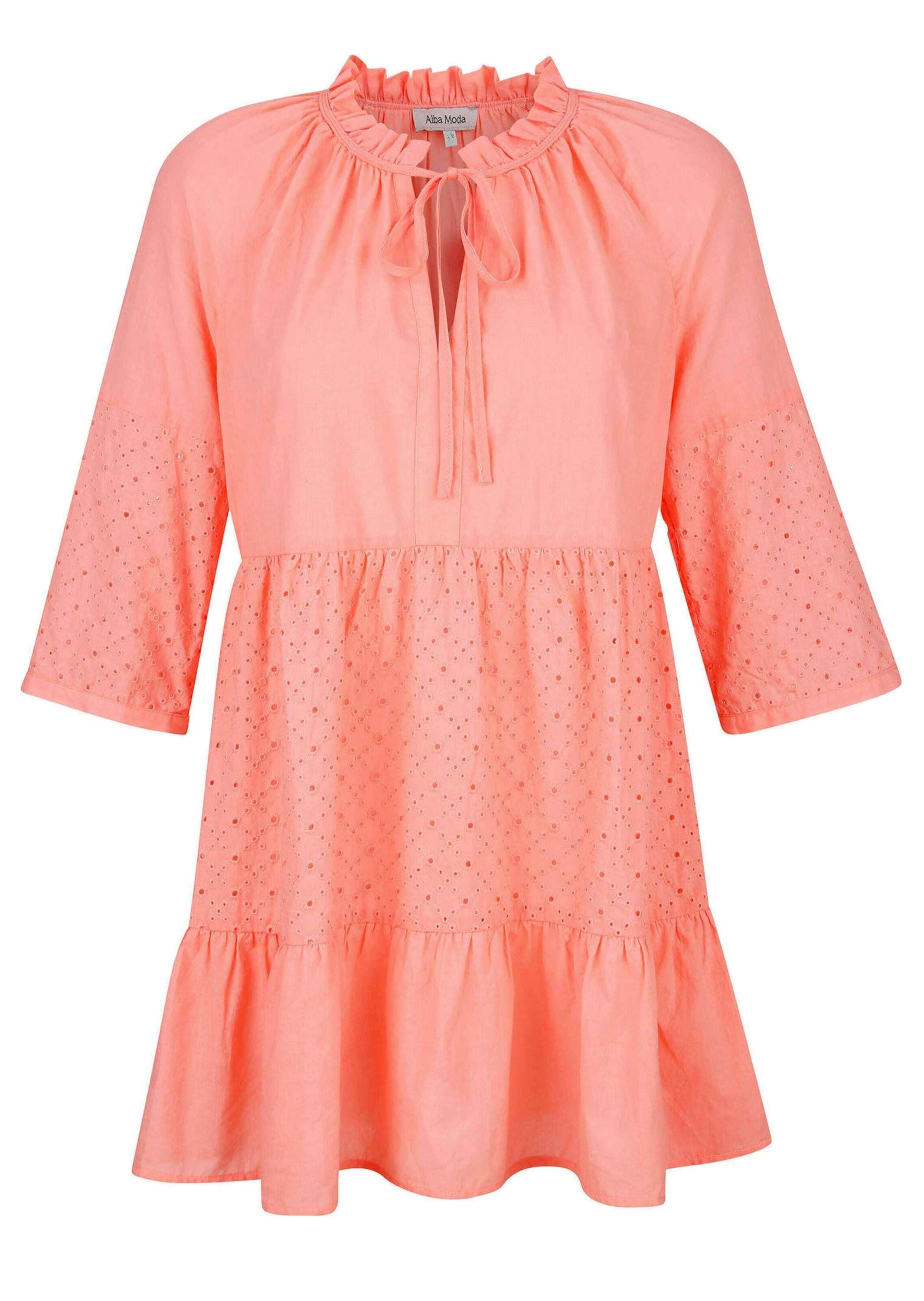 Alba Moda Tunika "Tunika Tunika mit modischer Lochstickerei" günstig online kaufen