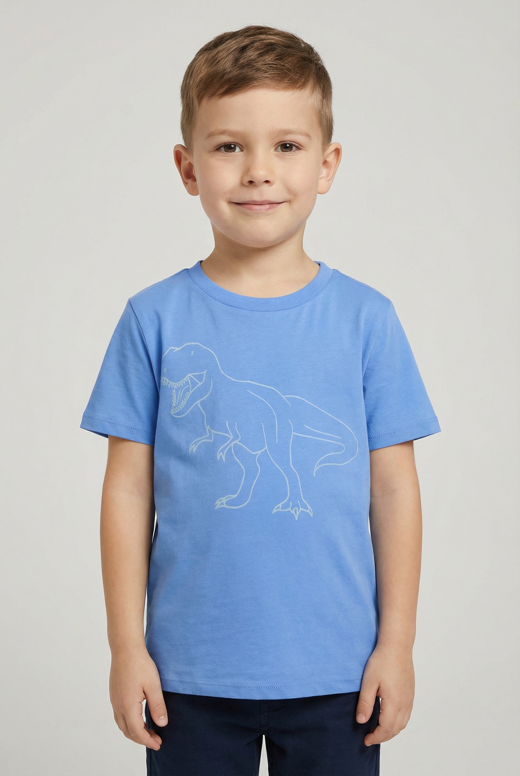 TOM TAILOR mit in der Nacht leuchtendem Dino-Print