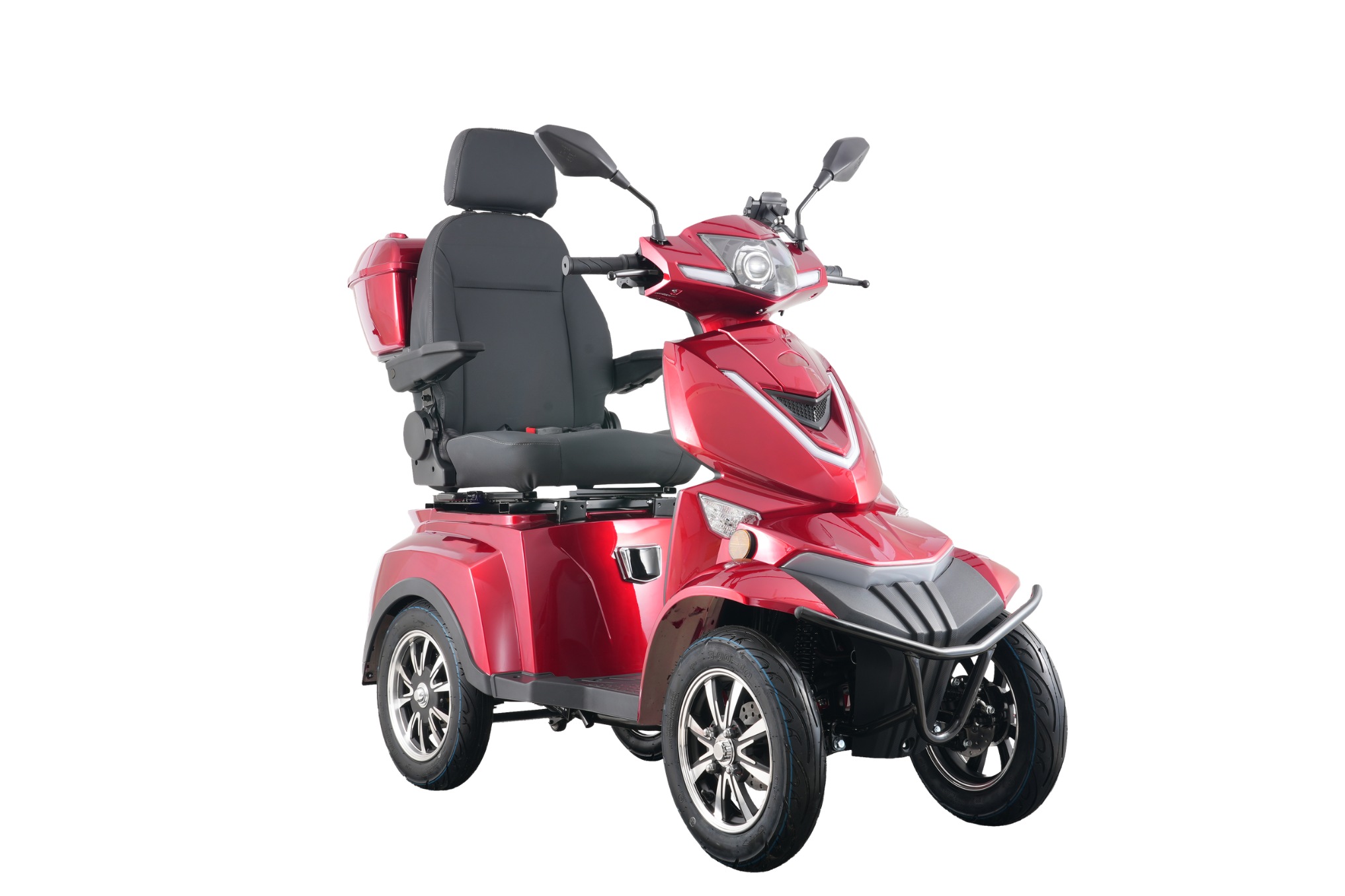 Aktiv mobil Elektromobil "AM E-Quad 1000, 25 km/h mit Topcase" 1.000 W 25 km/h Topcase Fassungsvermögen von ca. 36 Litern, Staufach mit ca. 24 Litern