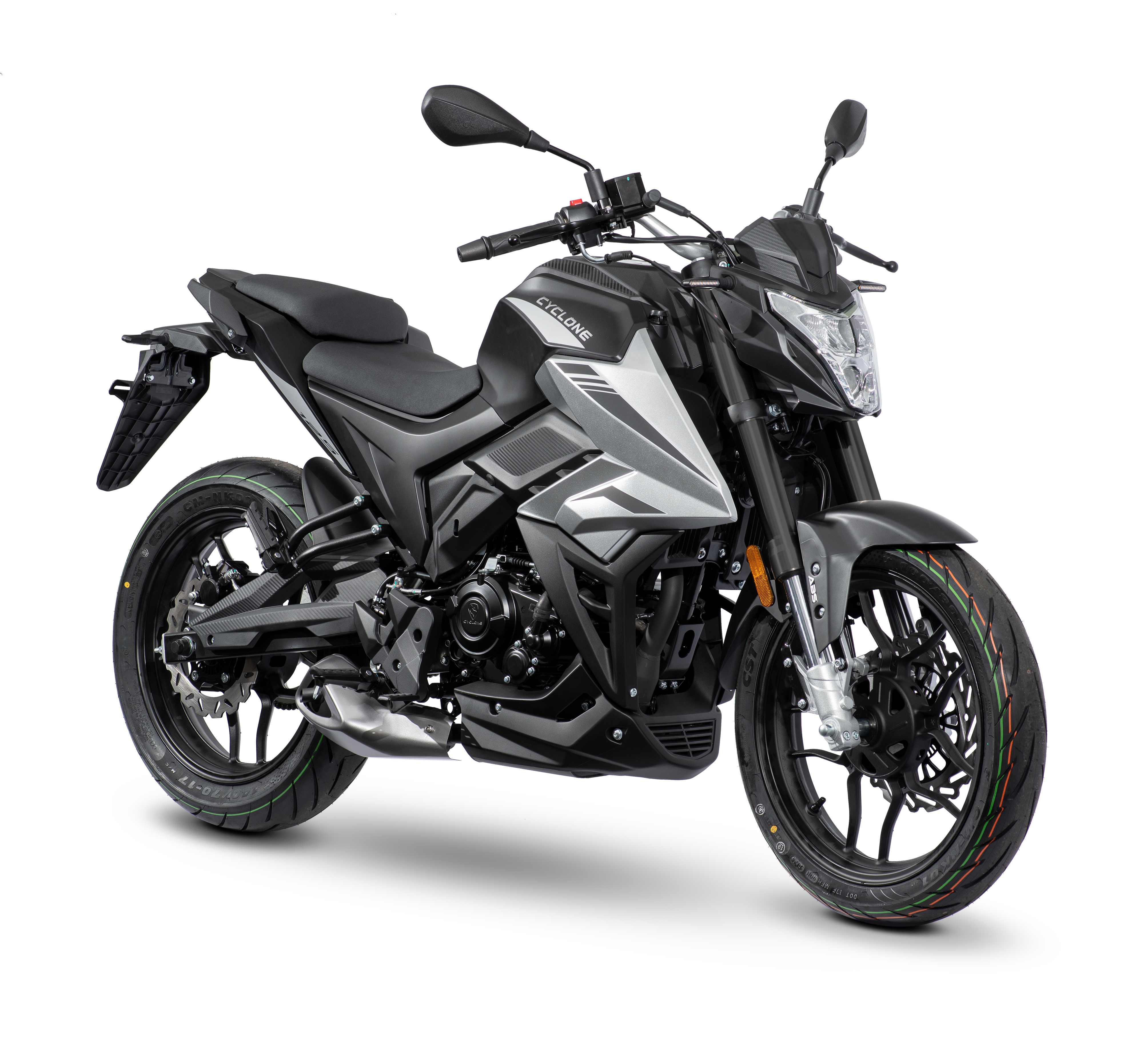 Cyclone Motorrad "Batllo5, 125, E5+, Naked" 124 cm³ 95 km/h Euro 5+ 15 11 kW, 15 PS, ABS, 125er Naked, digitales Cockpit