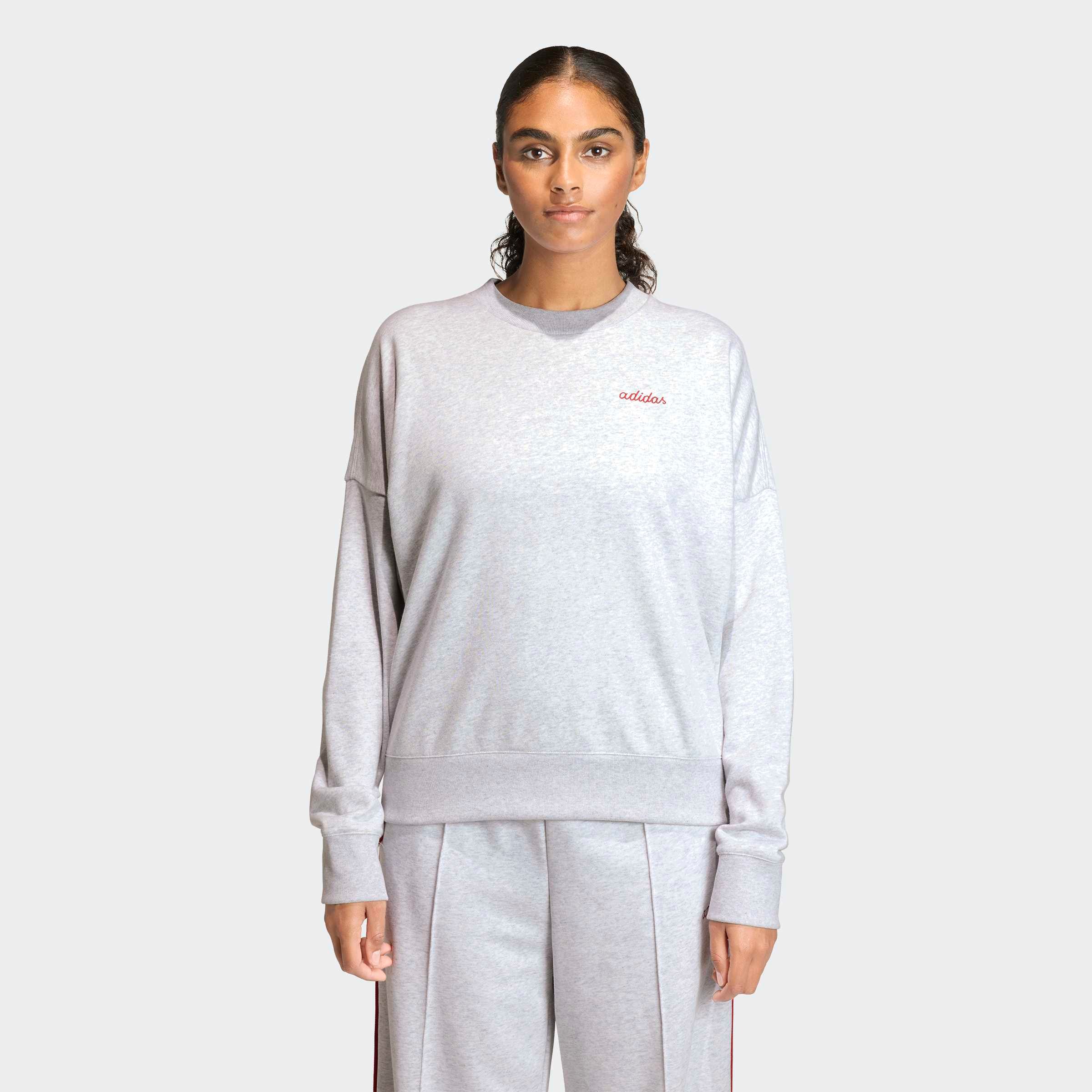 adidas Sportswear Sweatshirt "SEASONAL ESSENTIALS COLORPOP MIT AUFGESTICKTE günstig online kaufen