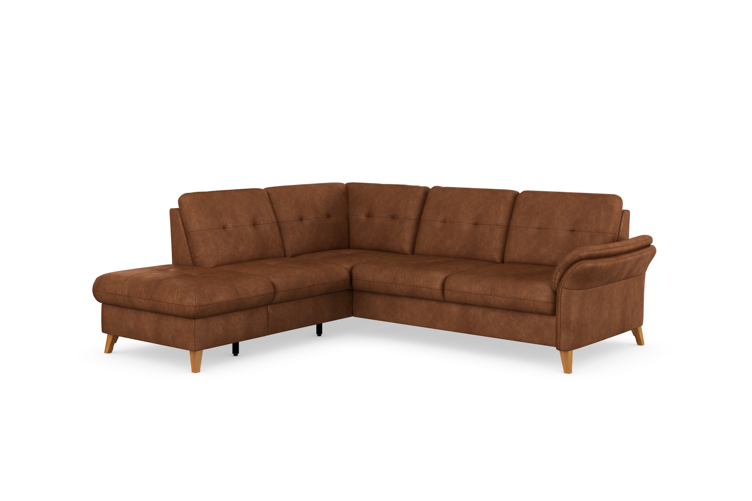 sit&more Ecksofa »Göteborg«, inkl. Sitztiefenverstellung, wahlweise mit Bettfunktion & Bettkasten