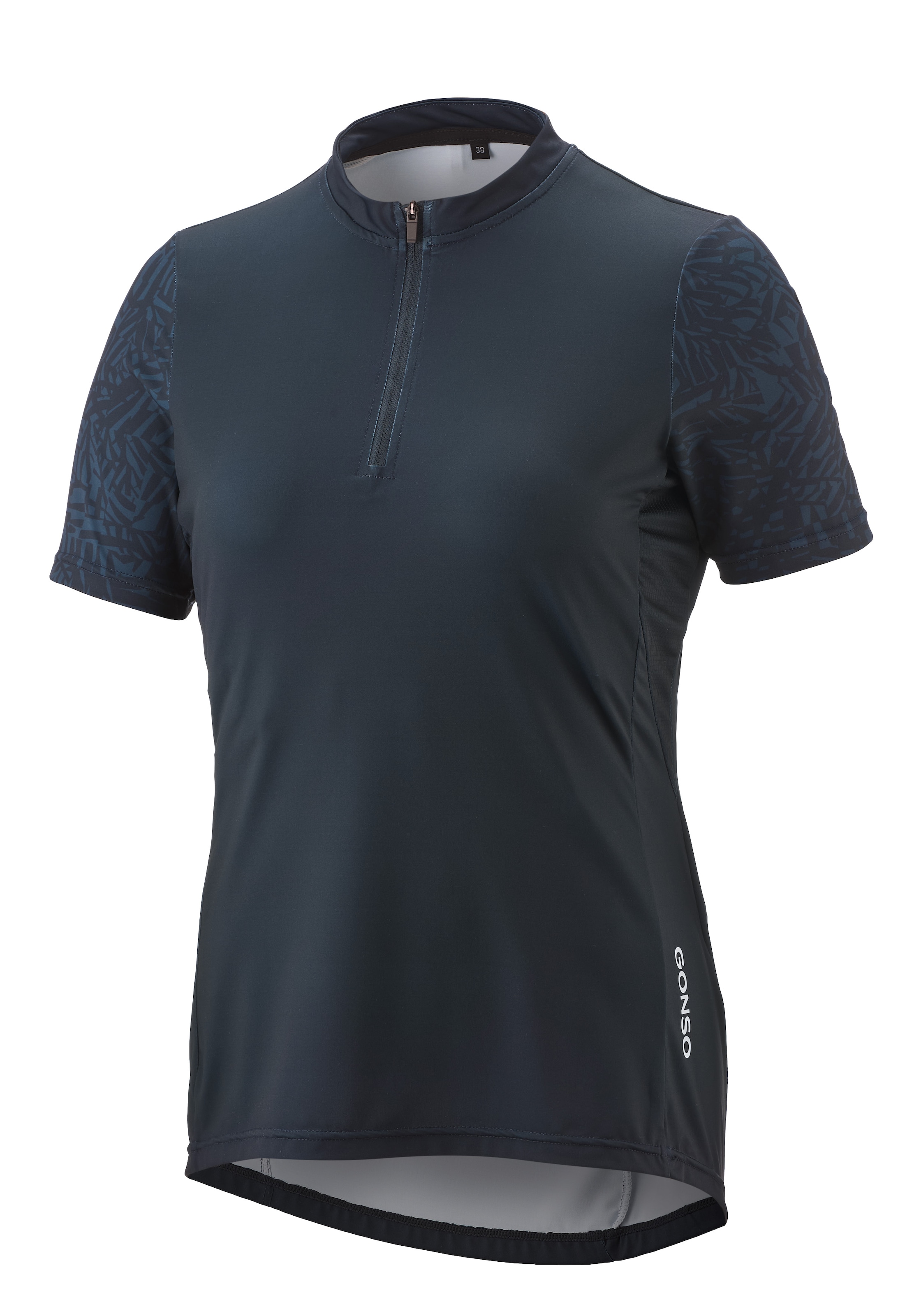 Gonso Radtrikot »Adventure Jersey Halfzip W«, Damen Fahrradtrikot kurzarm, Rückentasche mit RV, Quick-Dry, Slim Fit