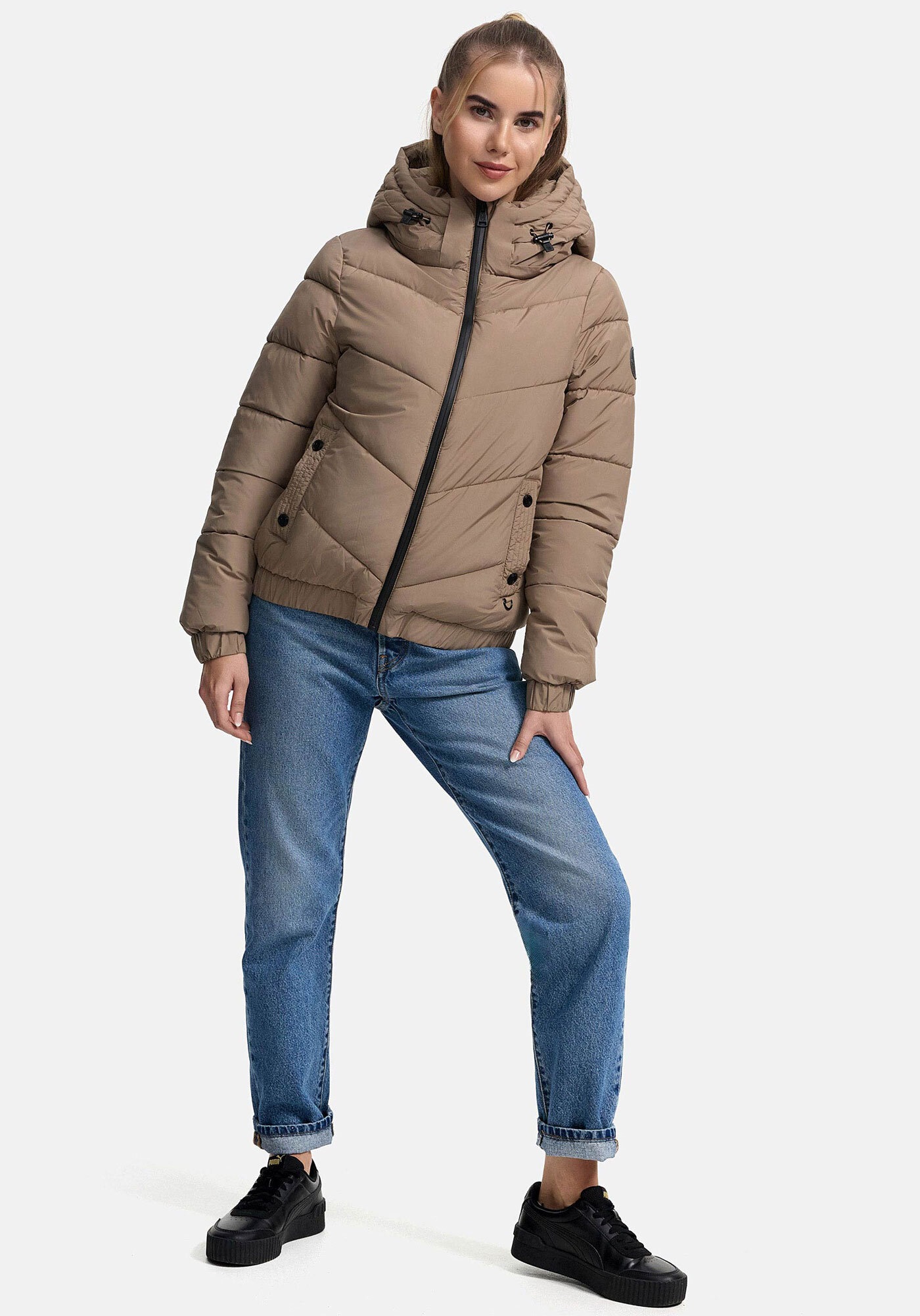 Marikoo Winterjacke »Nayanaa« mit abnehmbarer Kapuze