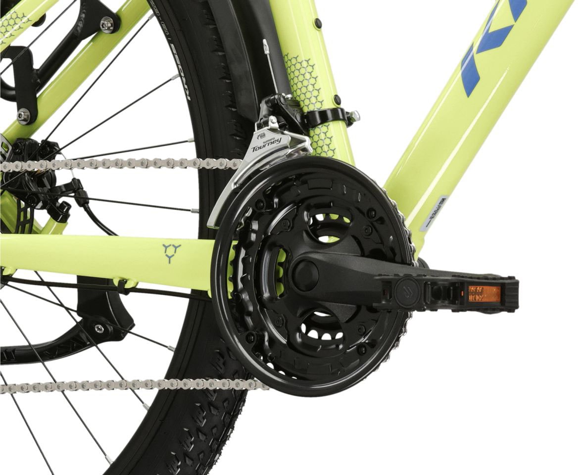 Kross Mountainbike »KROSS MTB Hardtail Hexagon 2.0 29" grün 21 Gänge«, 21 Gang, Shimano, ALTUS M310 Schaltwerk, Kettenschaltung