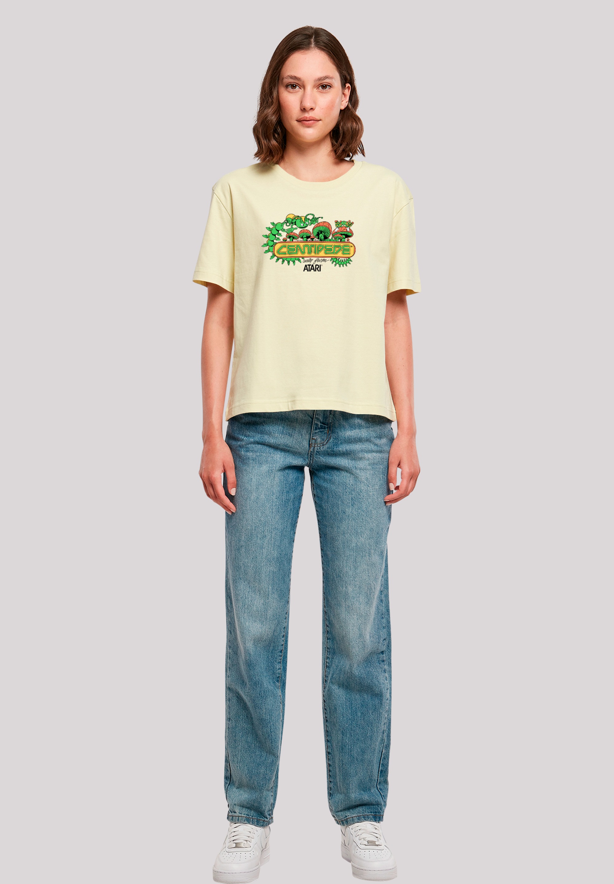 F4NT4STIC T-Shirt »Centipede Atari Retro Gaming Art«, Premium Qualität
