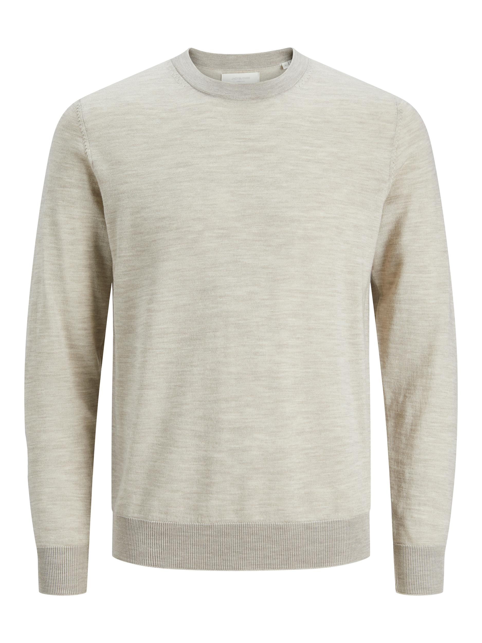 Jack & Jones Rundhalspullover »JPRBLAMARK MERINO KNIT CREW NECK LN«