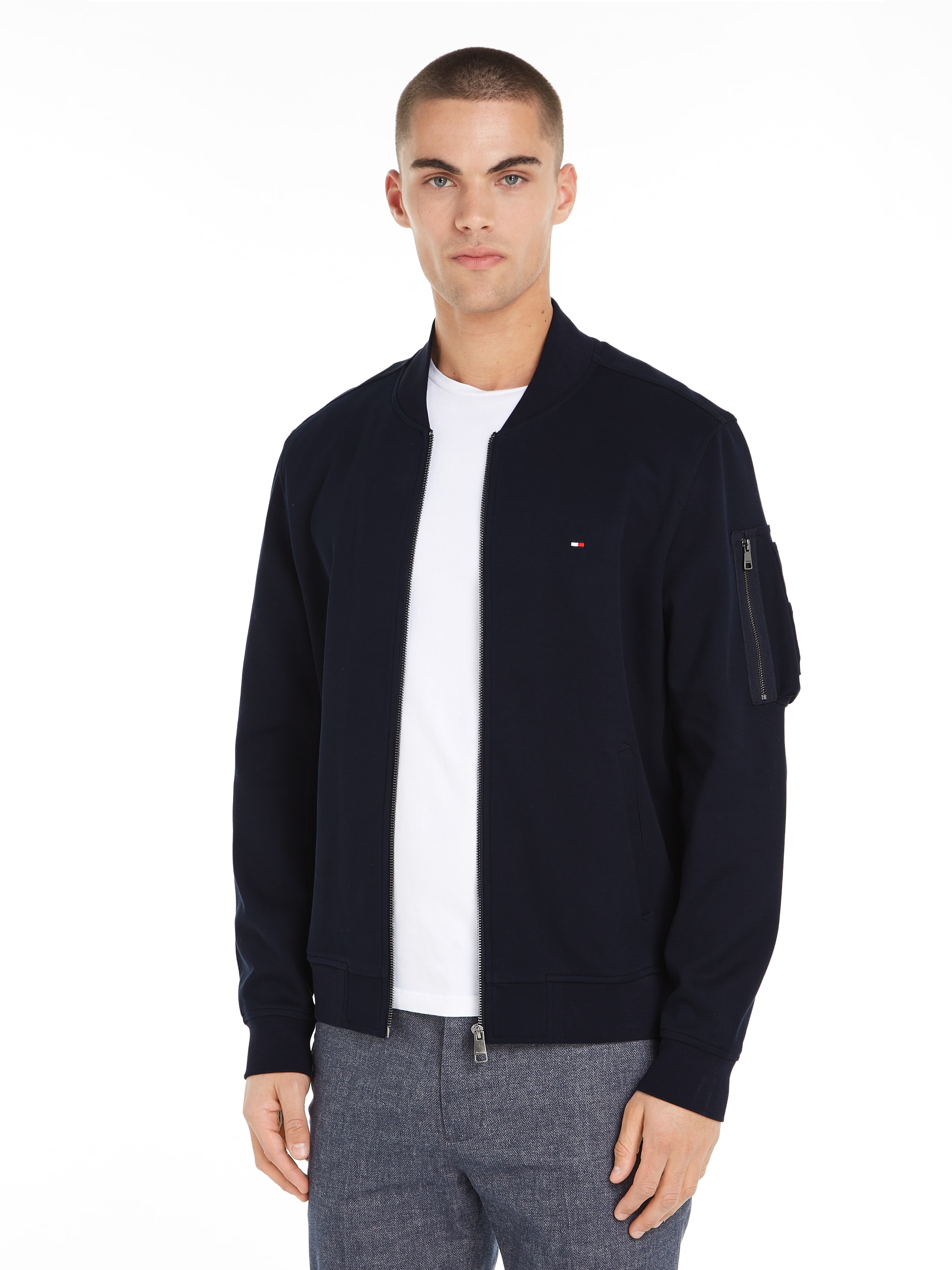 Tommy Hilfiger Sweatjacke "ESSENTIAL INTECHNO BASEBALL JKT" günstig online kaufen