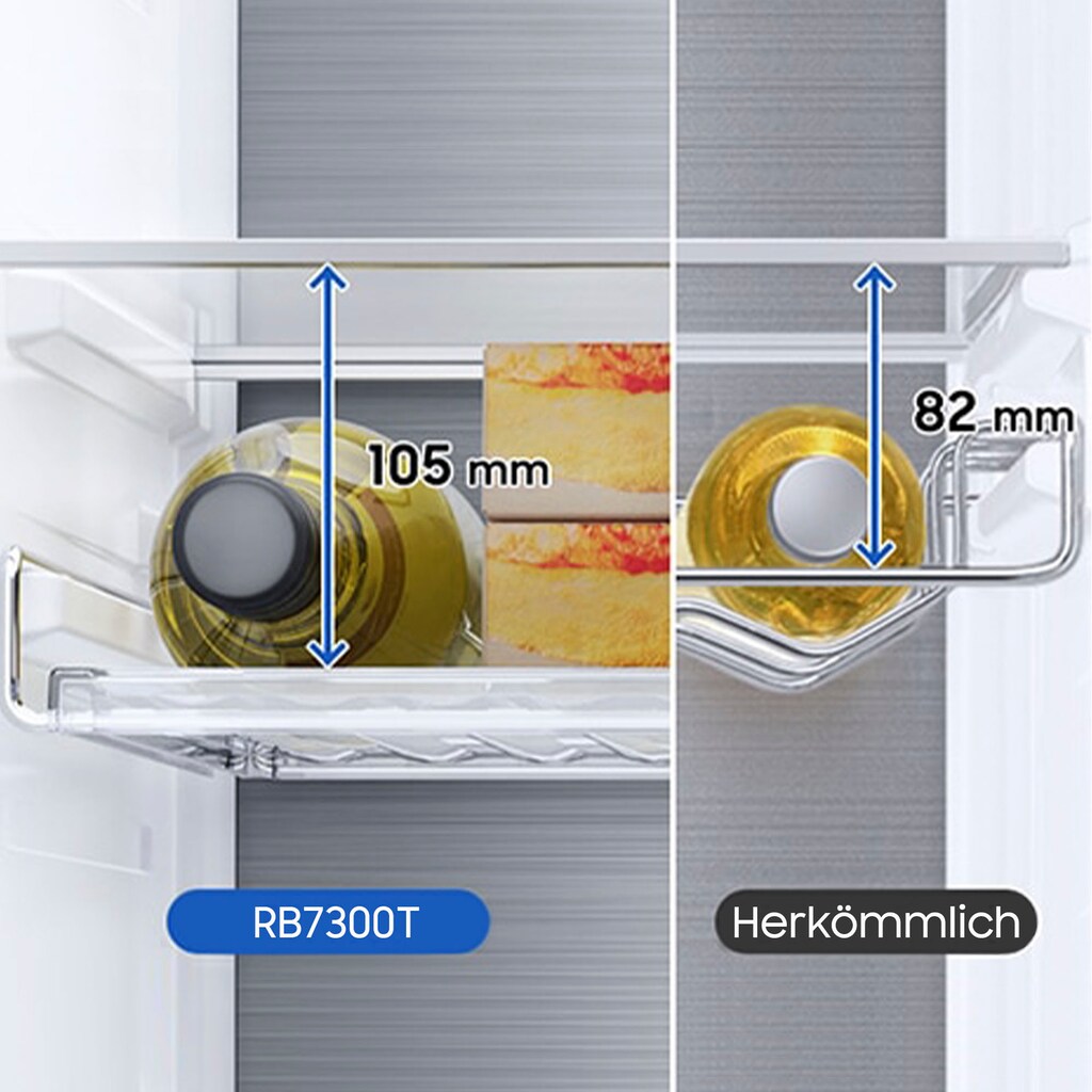 Samsung Einbaukühlgefrierkombination, BRB2G715EWW, 177,5 cm hoch, 54 cm breit