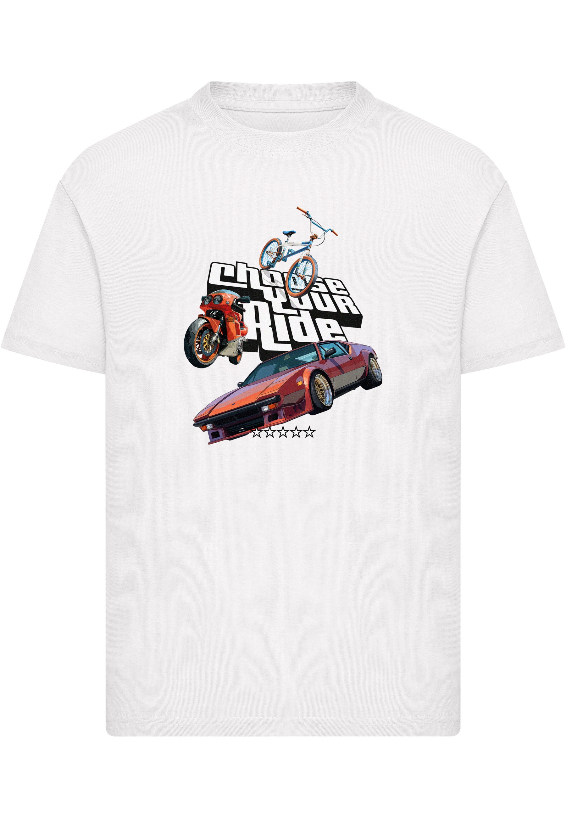 MisterTee T-Shirt "MisterTee Kids Choose Your Ride 5 Stars Tee" 1