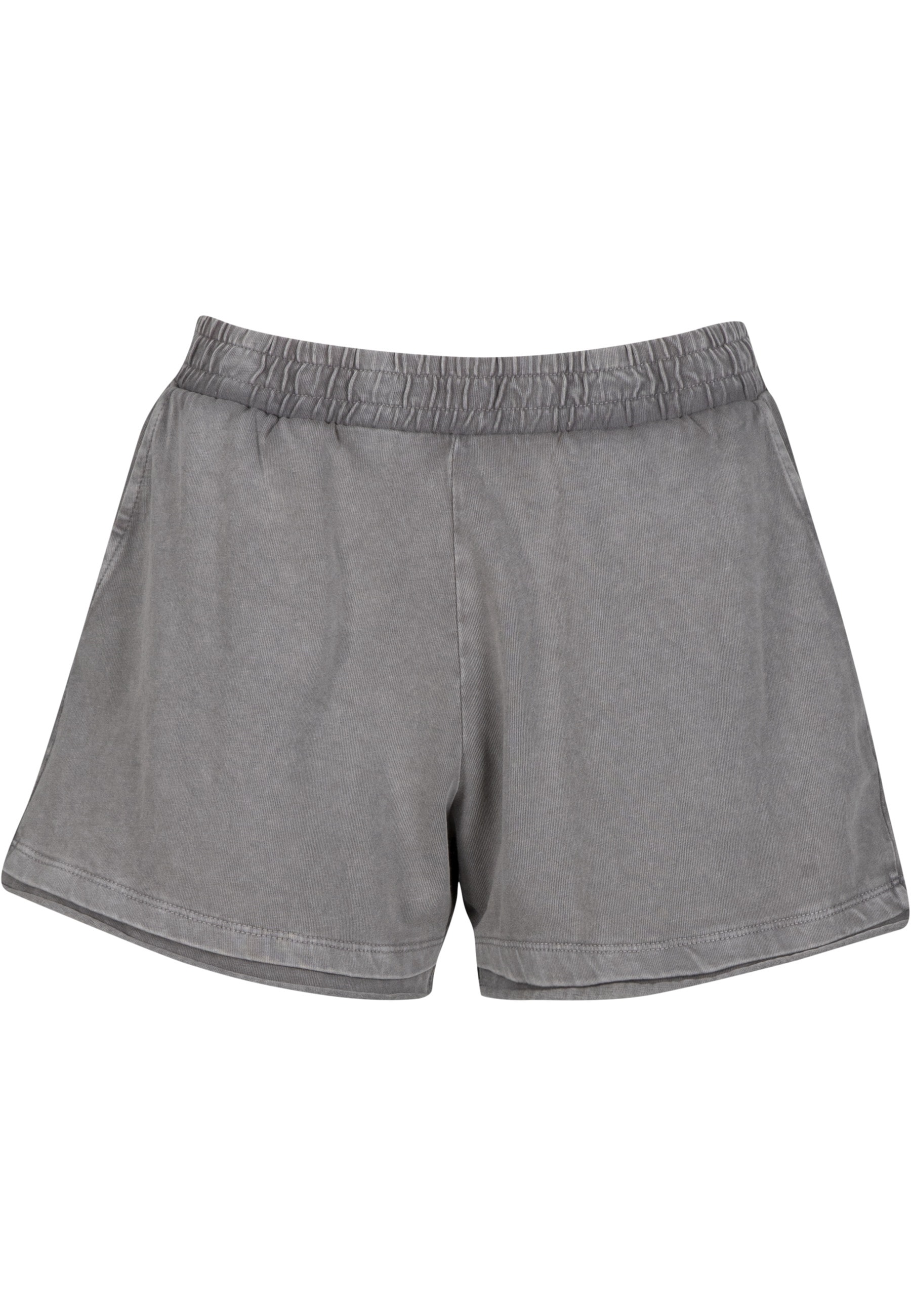 URBAN CLASSICS Sweatshorts "Urban Classics Ladies Washed Jersey Shorts" günstig online kaufen