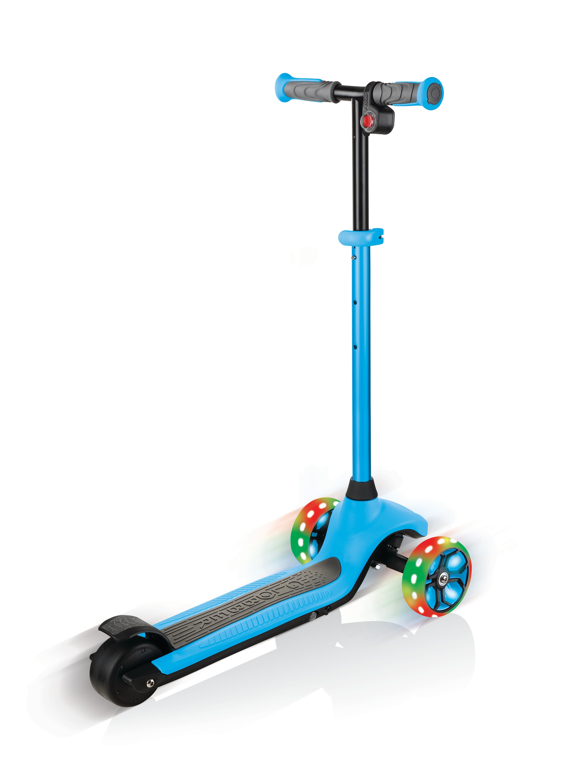 Globber E-Scooter »ONE K E-MOTION 4 PLUS, mit Leuchtrollen« 10 km/h