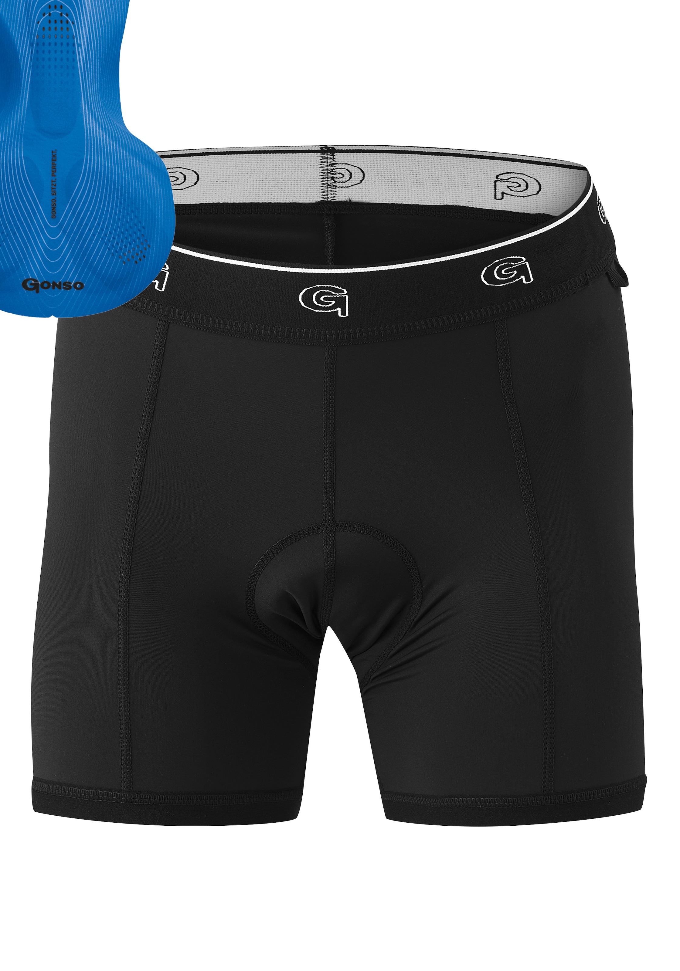 Gonso Fahrradhose »Sitivo Shorts«, Bikeshorts mit innovativem Sitzpolsterkonzept