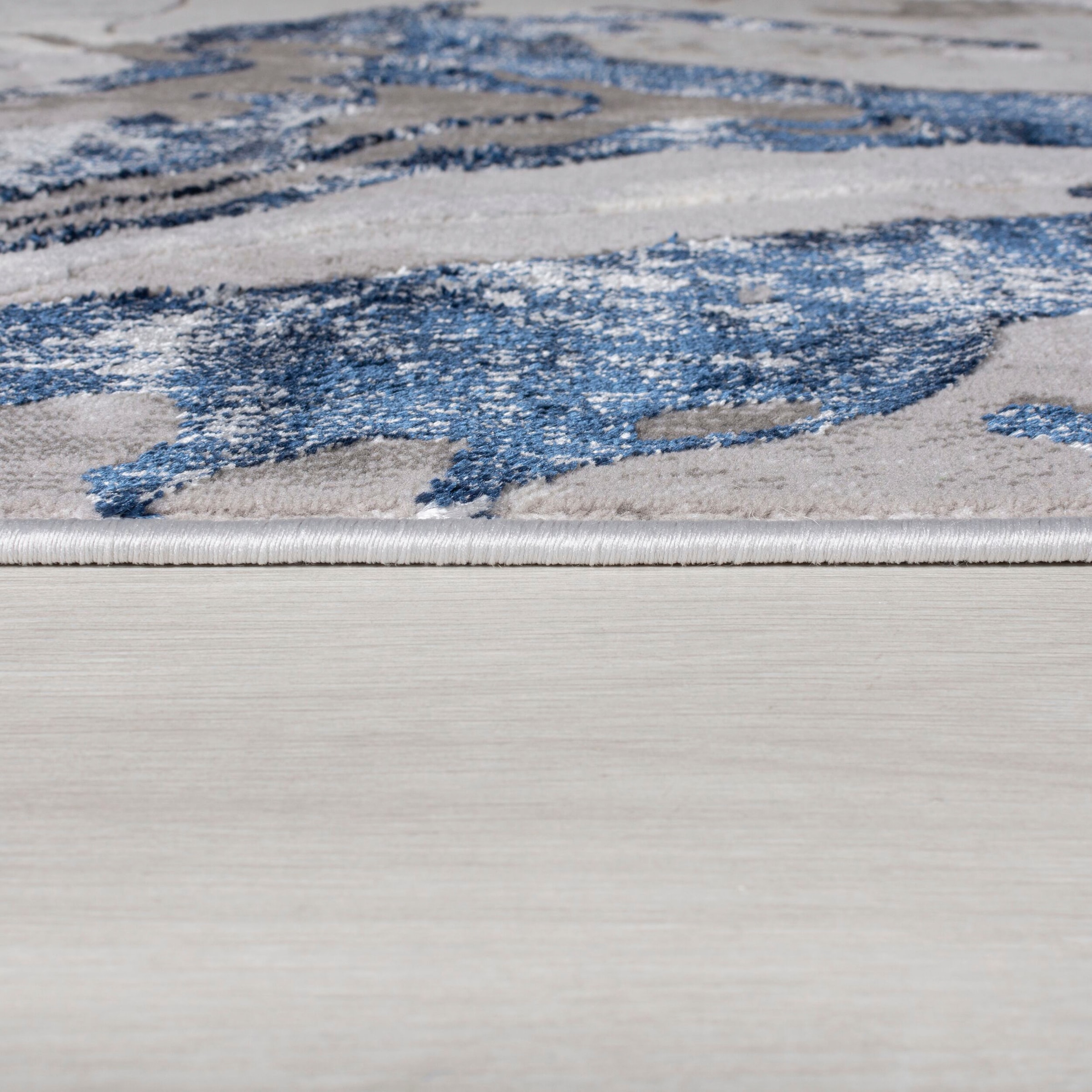 FLAIR RUGS Teppich »Marbled« rechteckig 12 mm Höhe dezenter Glanz, mehrfarbig, modernes Marmor-Design