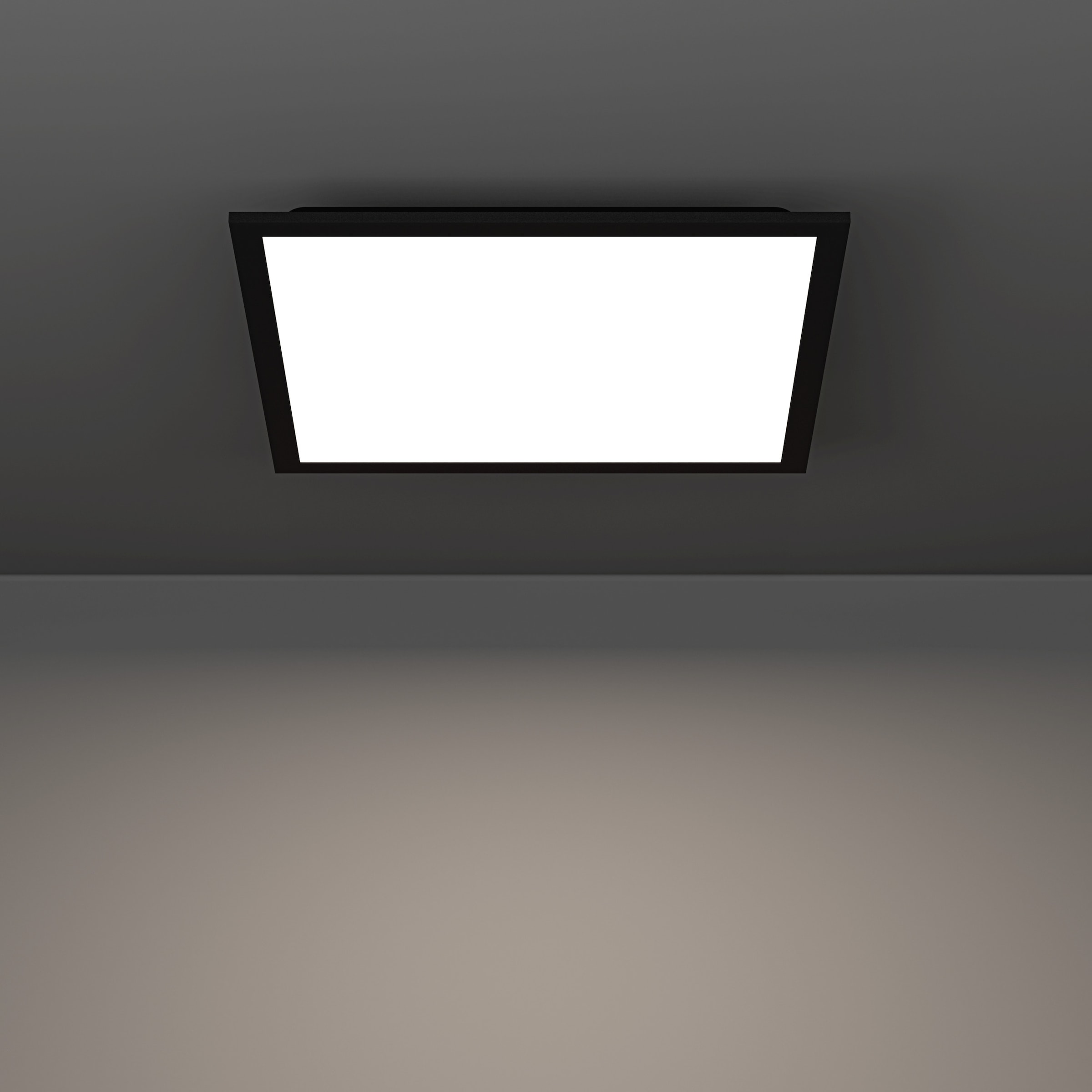 EGLO LED Deckenleuchte »MORADILLO Deckenlampe - Stahl - LED - 18,8W - IP20« LED-Modul 1 Stk. Kaltweiß | Neutralweiß | Warmweiß Wohzimmerlampe, Esszimmerlampe, Flur, Schlafzimmer, L39,3xB39,3xH6,1cm