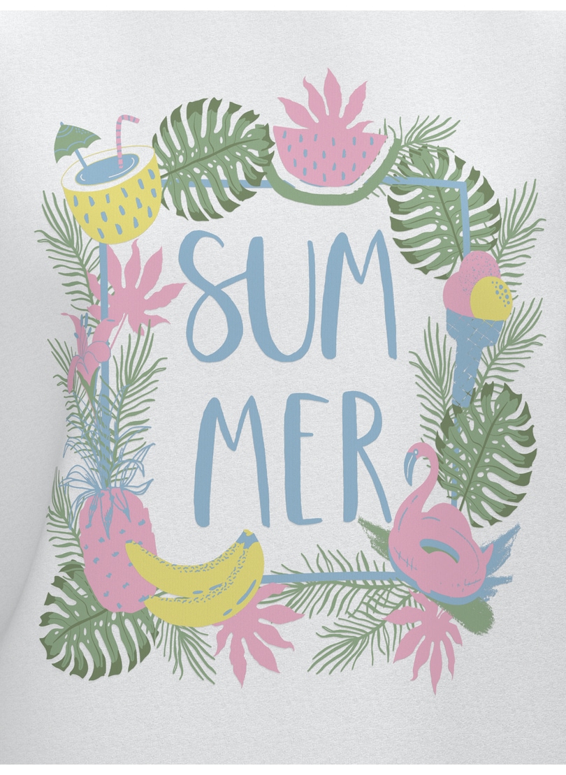 Trigema T-Shirt »TRIGEMA T Shirt mit Printmotiv "Summer"« 1