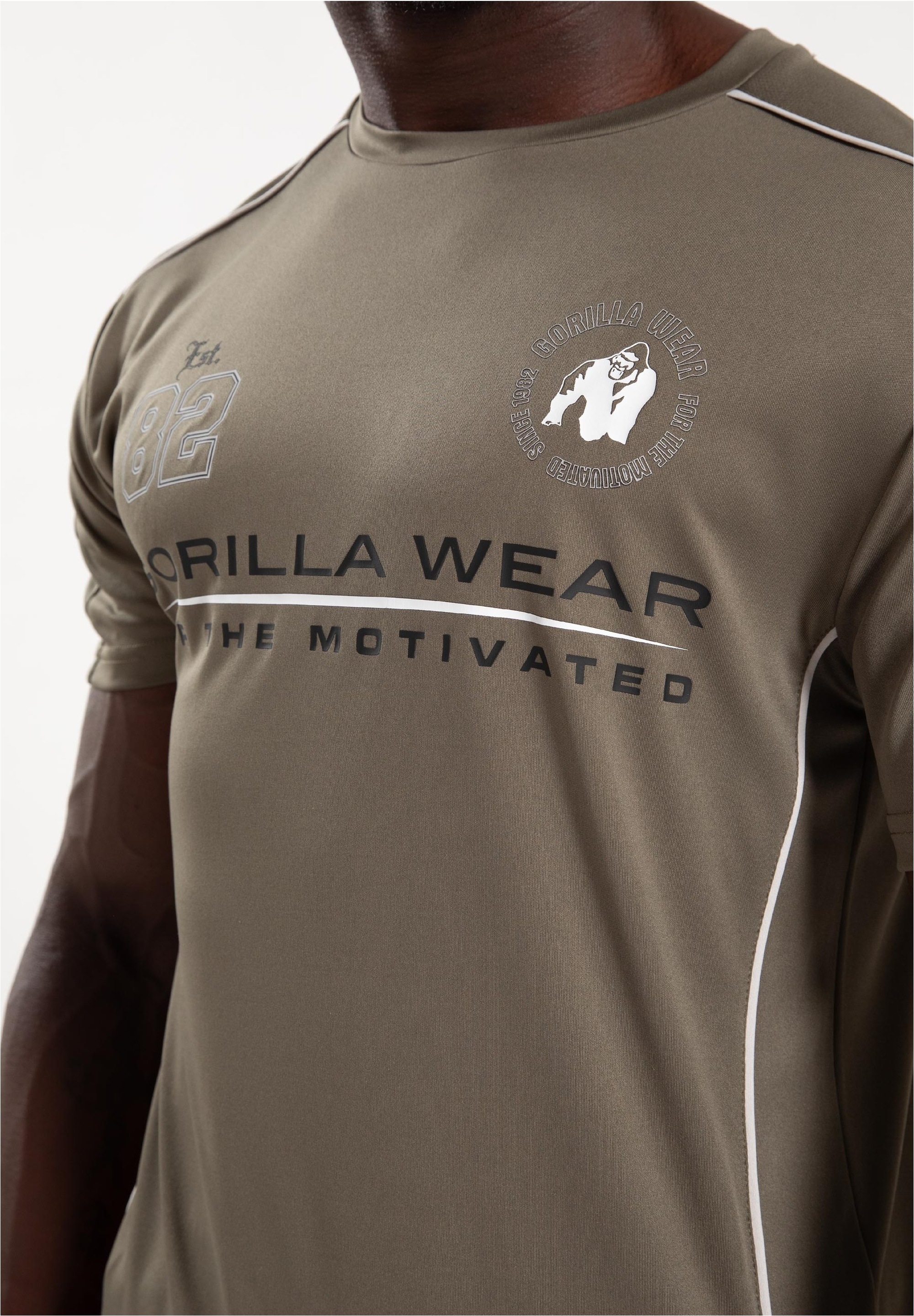 Gorilla Wear Funktionsshirt, mit atmungsaktiven Mesh-Details