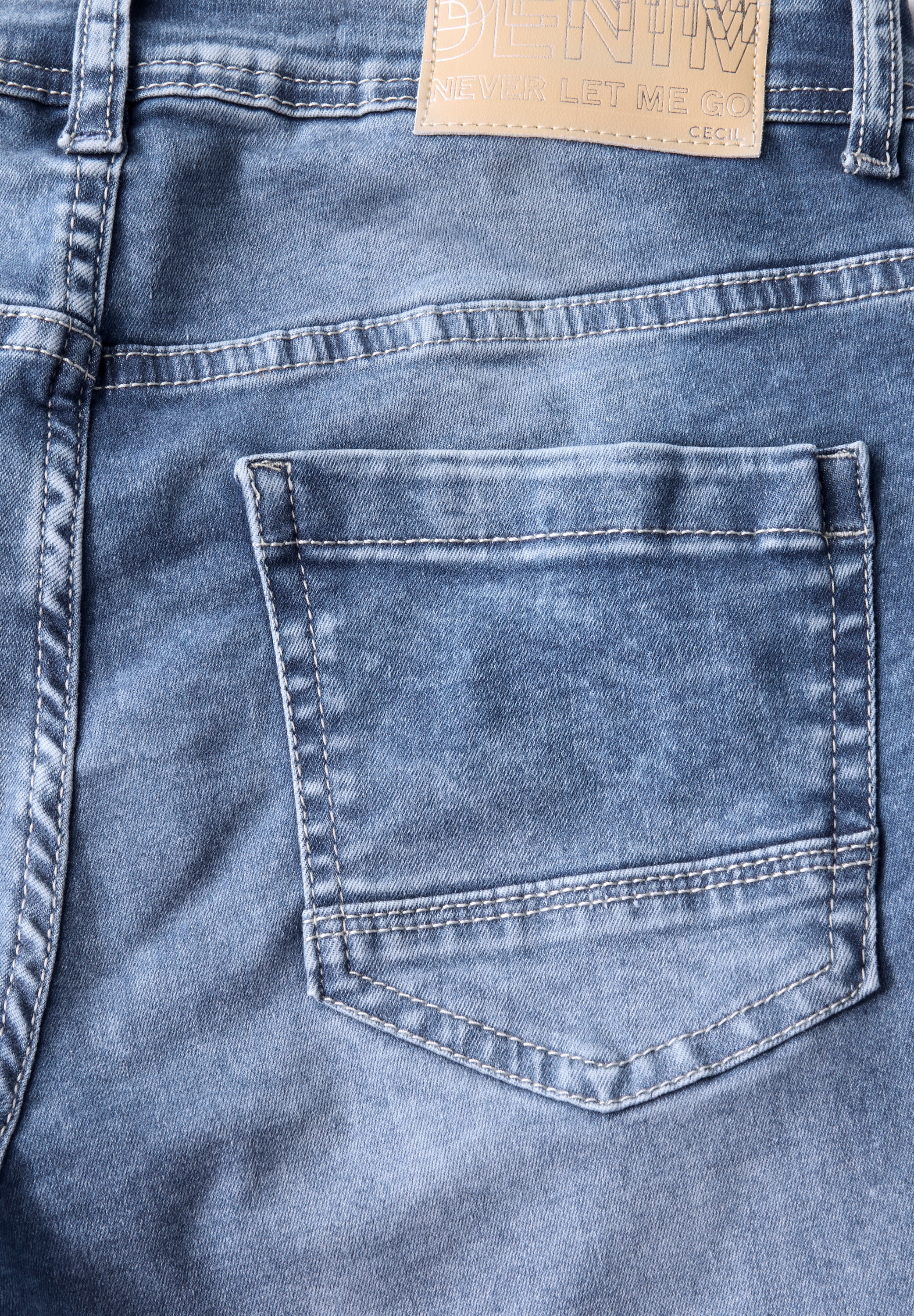 Cecil Slim-fit-Jeans, High Waist