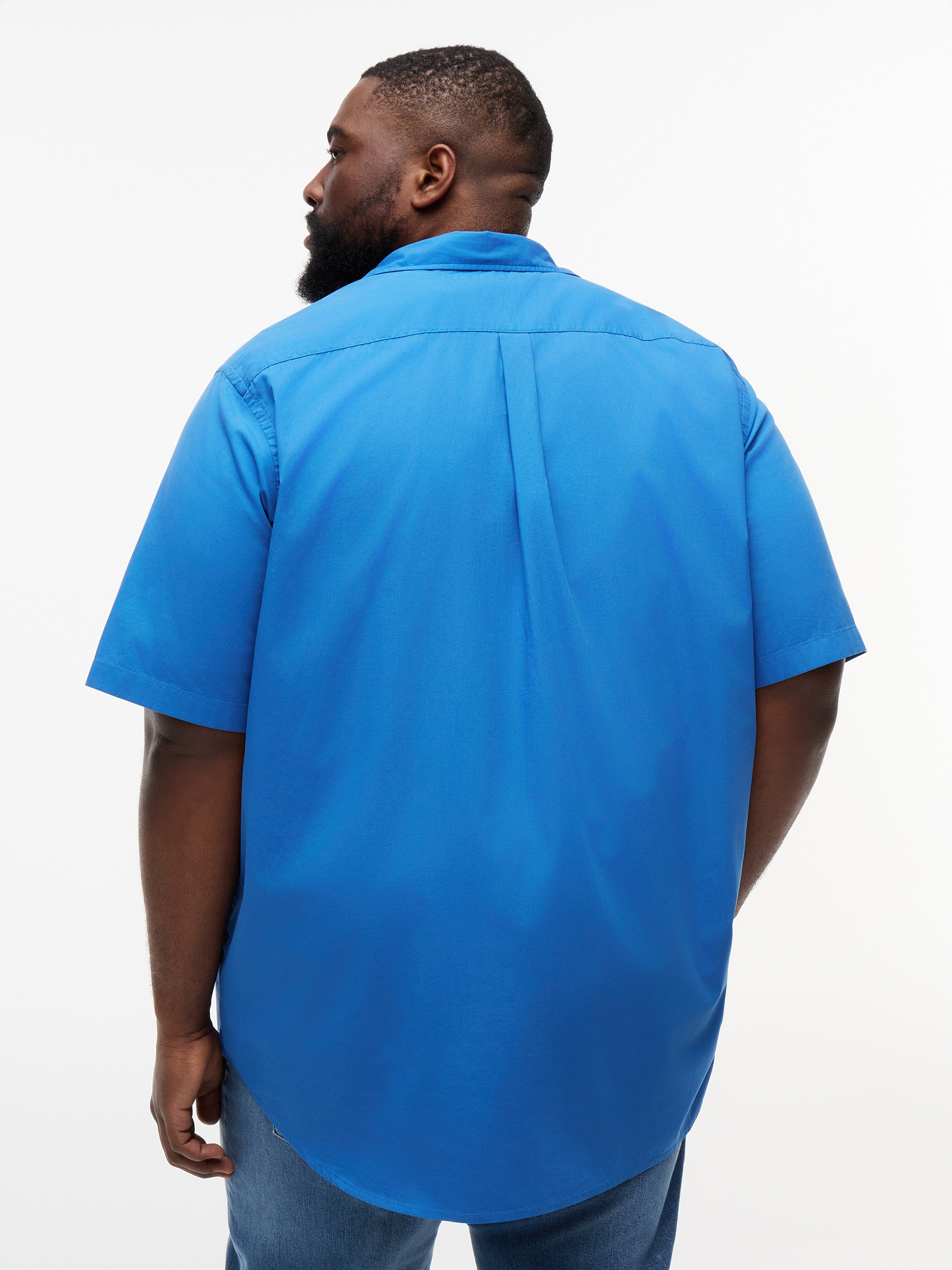 Tommy Hilfiger Big & Tall Kurzarmhemd "BT-FLEX POPLIN SOLID S/S SHIRT-B" Gr günstig online kaufen