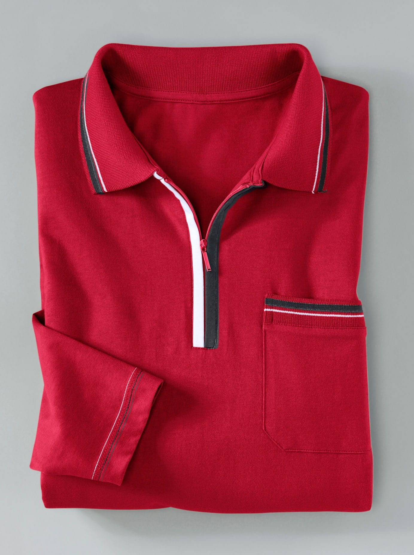 Classic Langarm-Poloshirt »Poloshirt«, (1 tlg.)