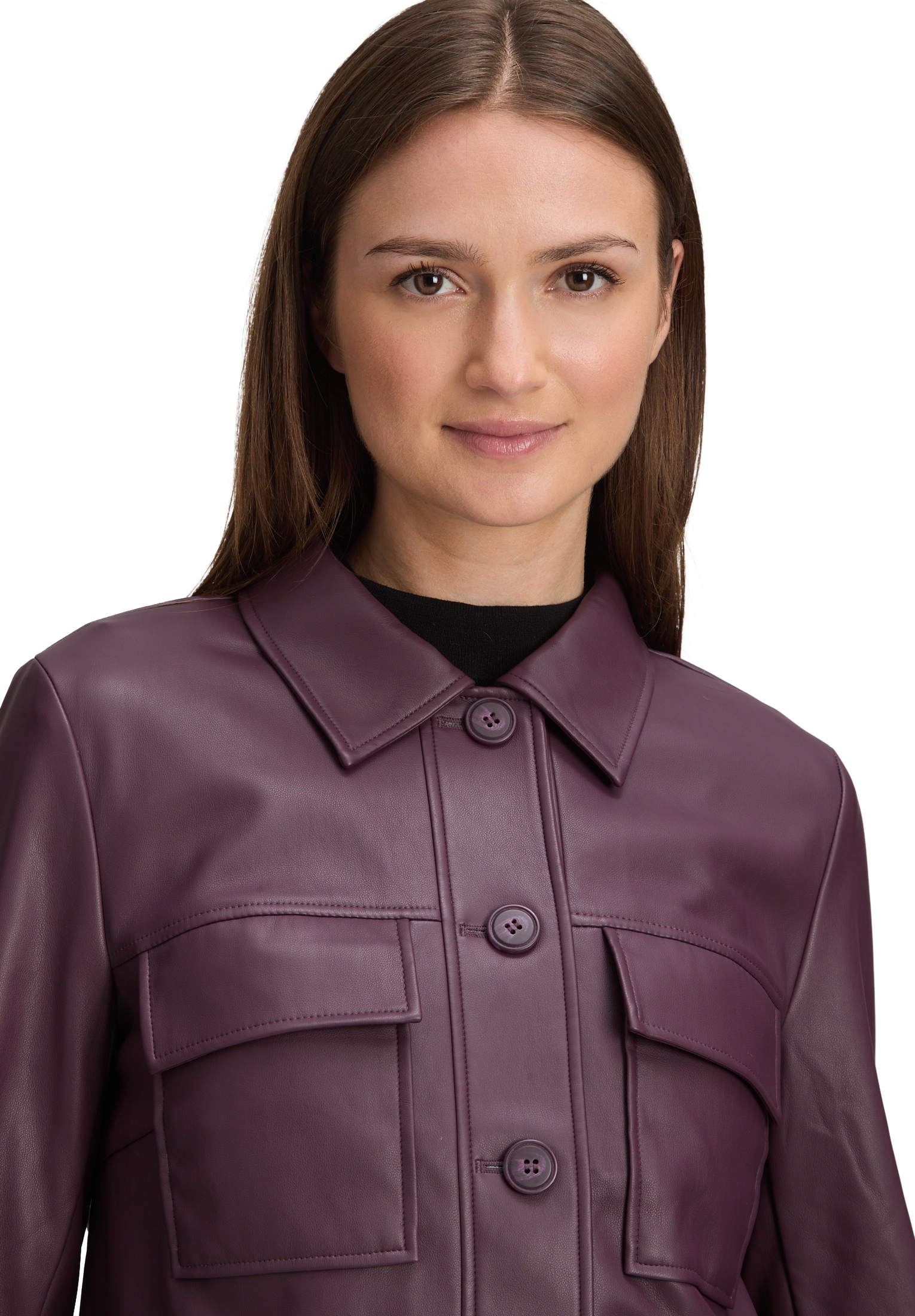 Betty&Co Jackenblazer »Betty & Co Damen Lederjacke langarm«