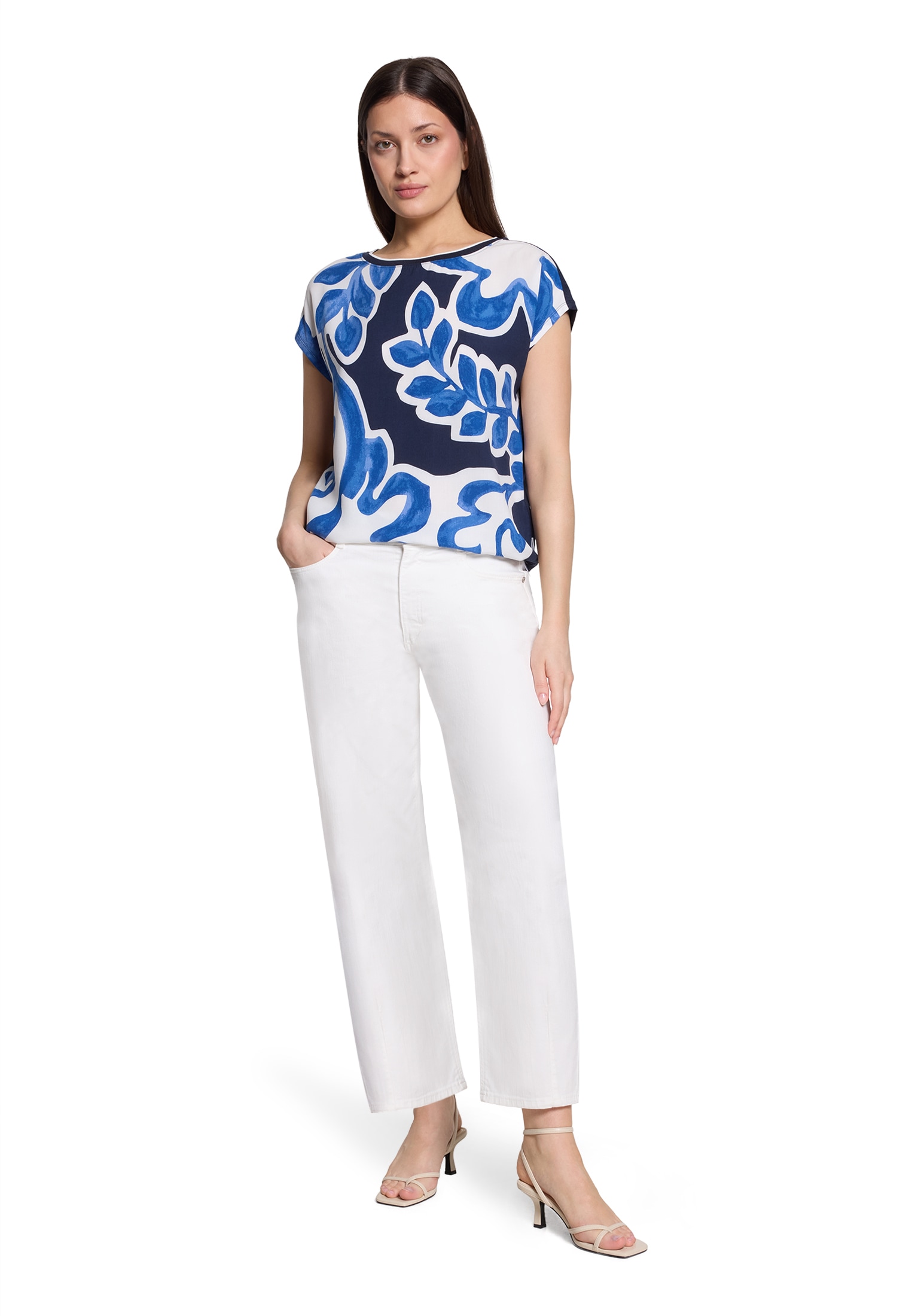 Betty&Co Kurzarmshirt »Damen mit Print« 1