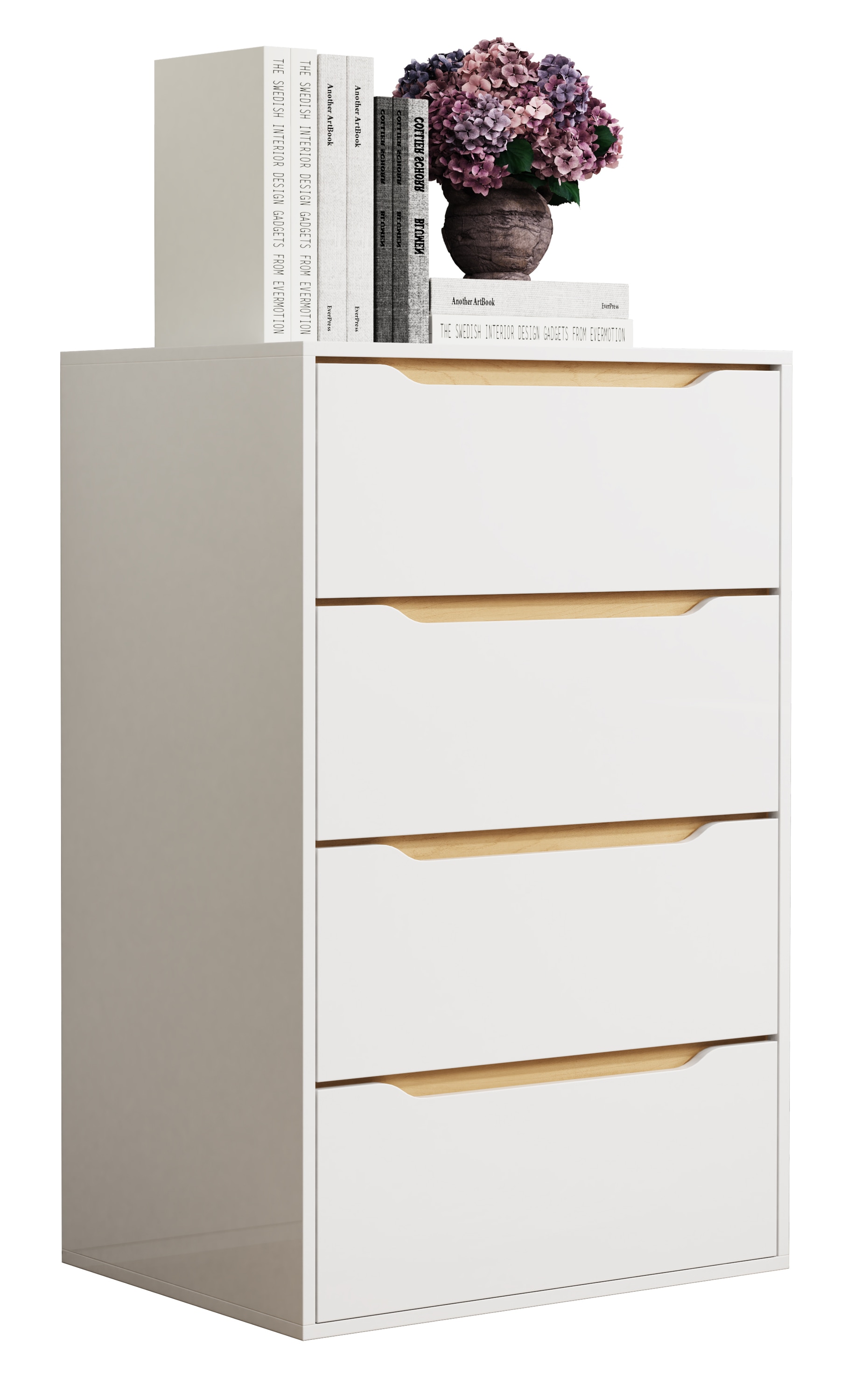 Kommode VCM, B:65cm T:48cm, braun, Schlafzimmer, Sideboards, "Sideboard Kommode Nachttisch Schublade Malira XL"