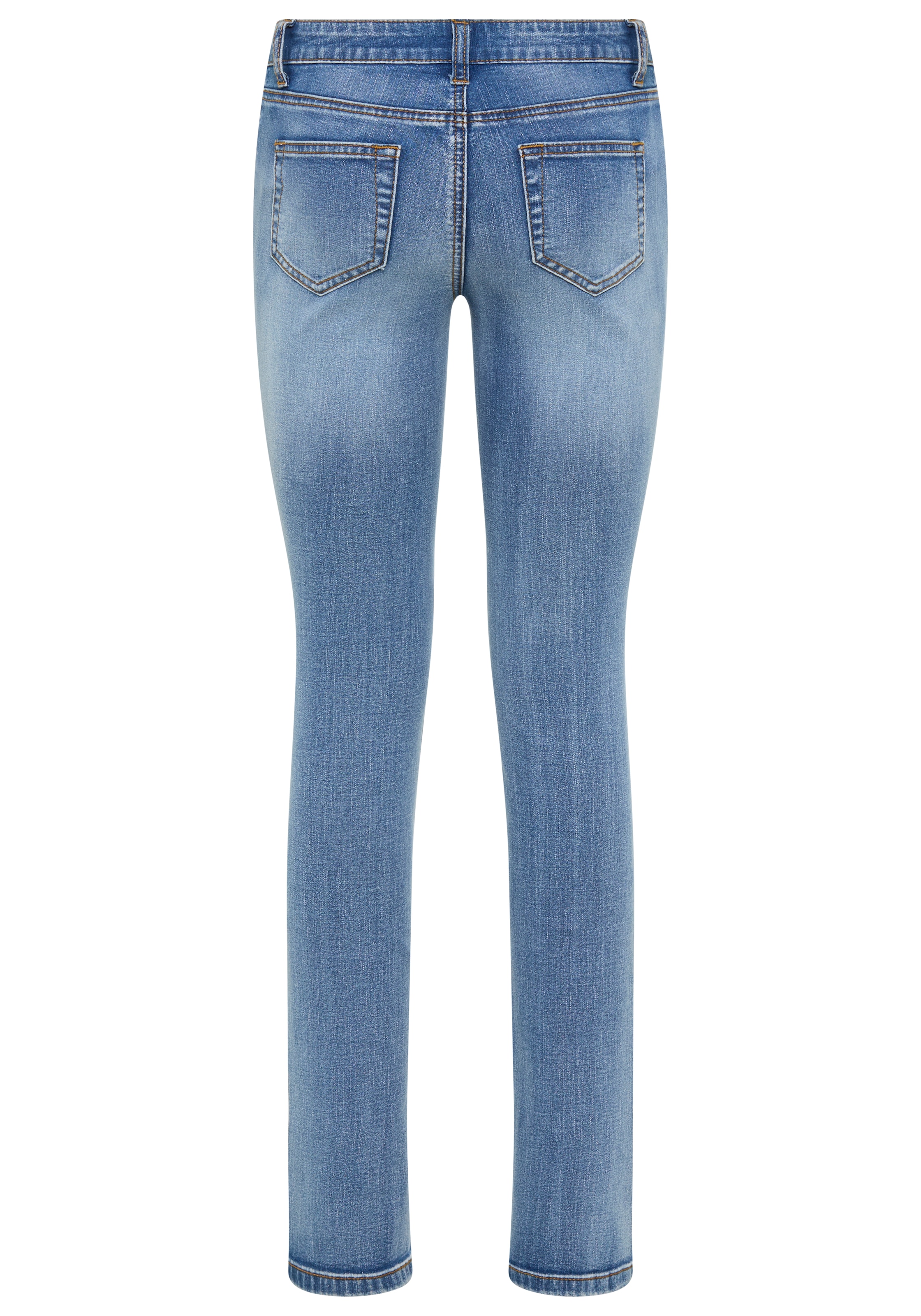 Arizona Comfort-fit-Jeans »mit Keileinsätzen«, niedrige Leibhöhe