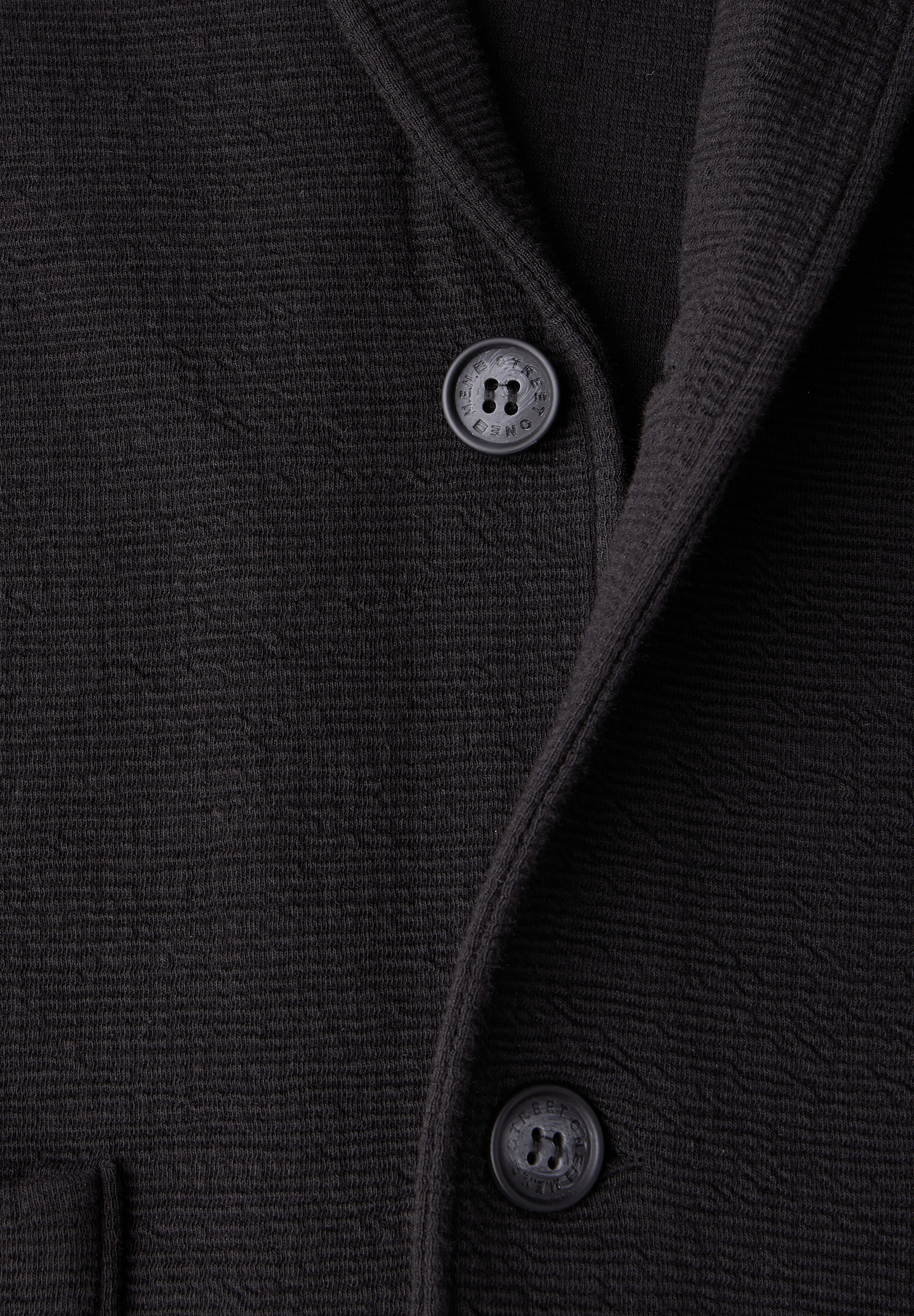 STREET ONE MEN Sweatjacke, mit Reverskragen