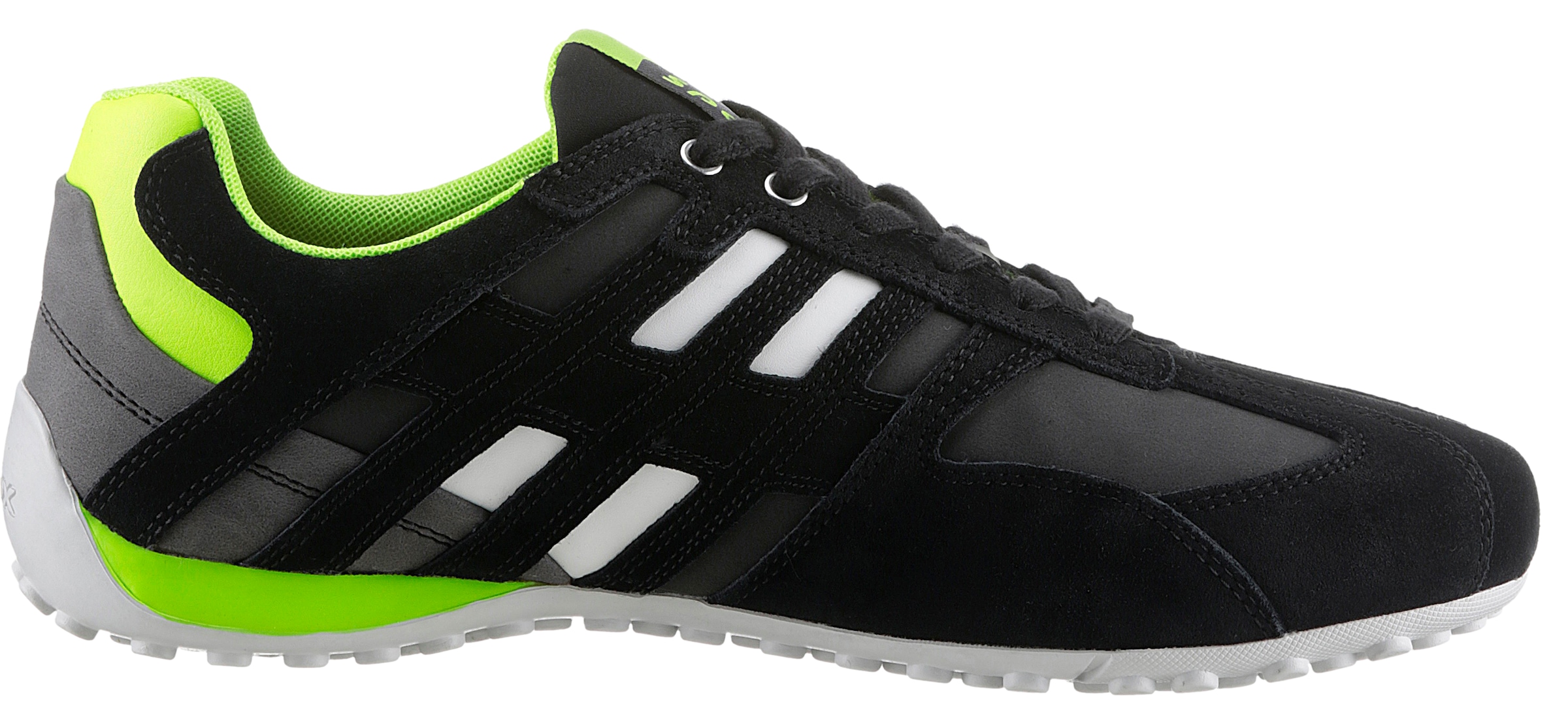 Geox Sneaker »UOMO SNAKE A«, Freizeitschuh, Halbschuh, Schnürschuh mit herausnehmbarer Innensohle