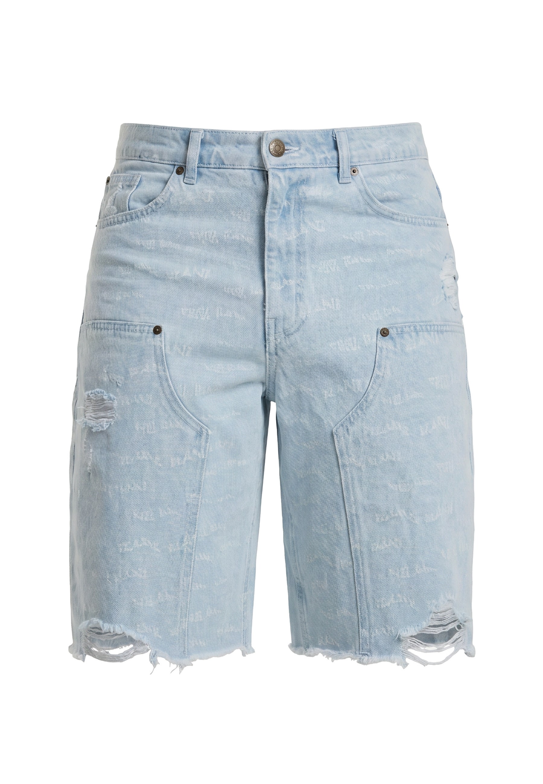 Karl Kani Shorts "Karl Kani Herren Karl Kani Og Heavy Distressed Wavy Print"