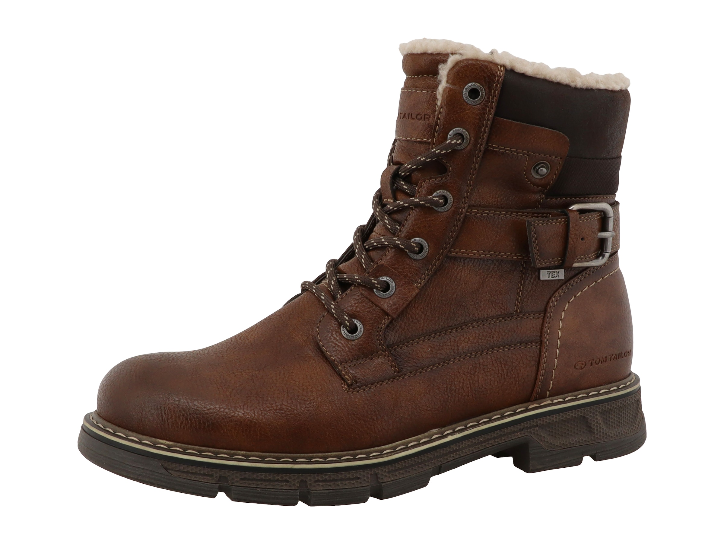 TOM TAILOR Winterboots Schnürboots mit wasserabweisender TEX-Ausstattung