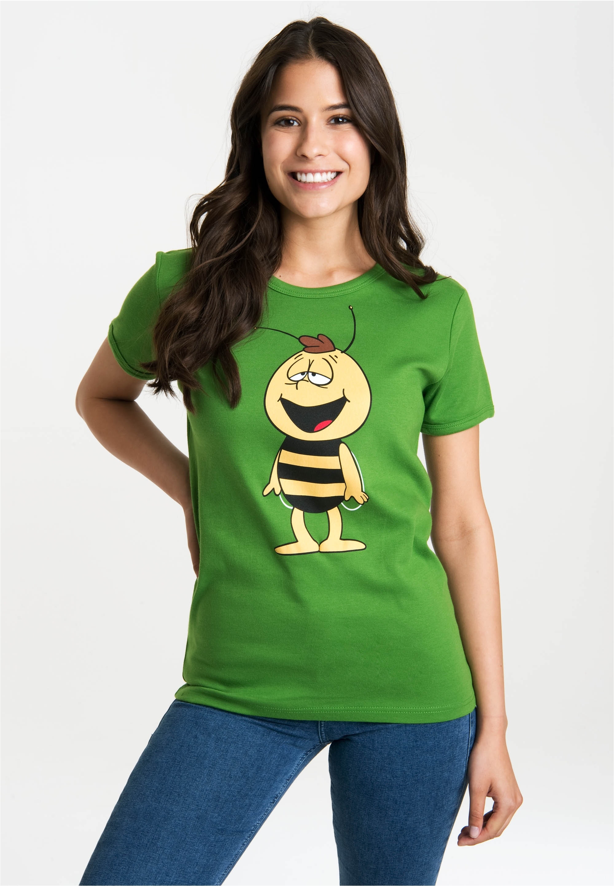 LOGOSHIRT T-Shirt »Die Biene Maja - Willi« mit coolem Print