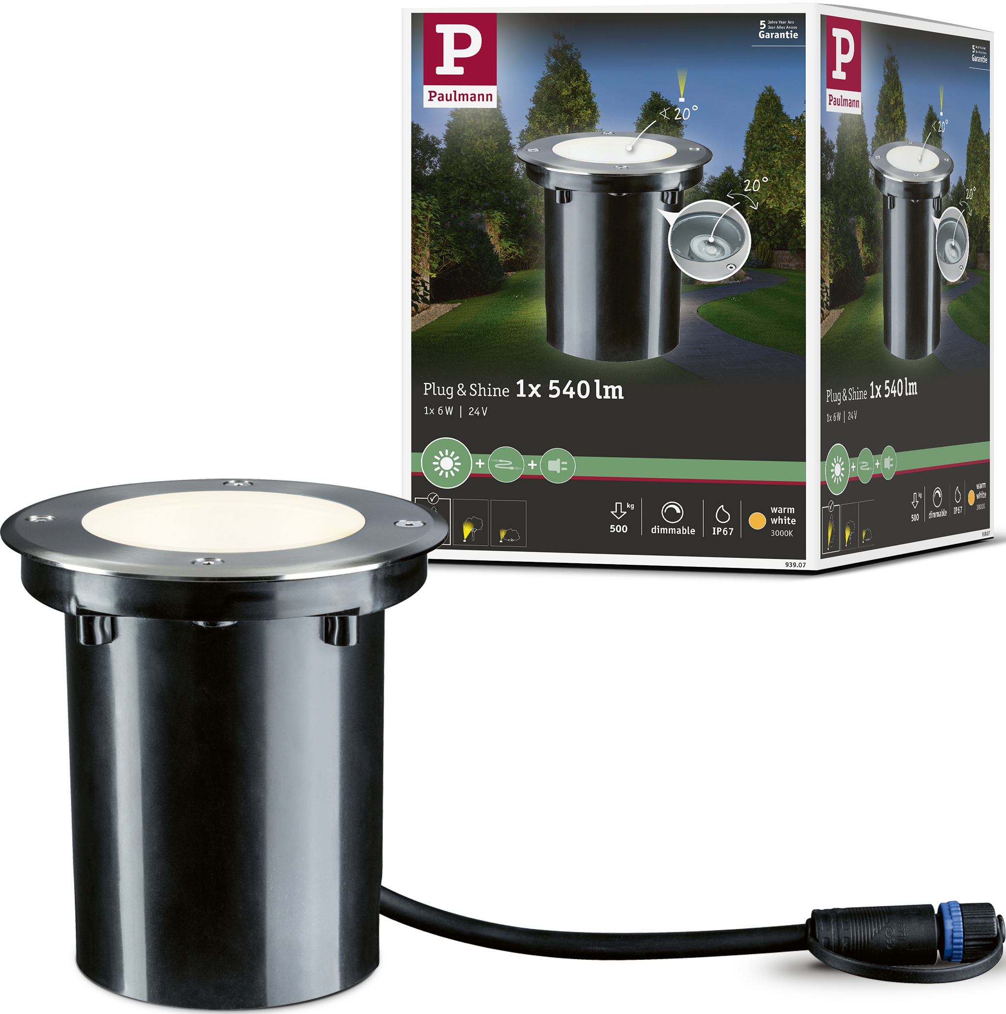 Paulmann LED Einbauleuchte »Plug & Shine« 1 fla...