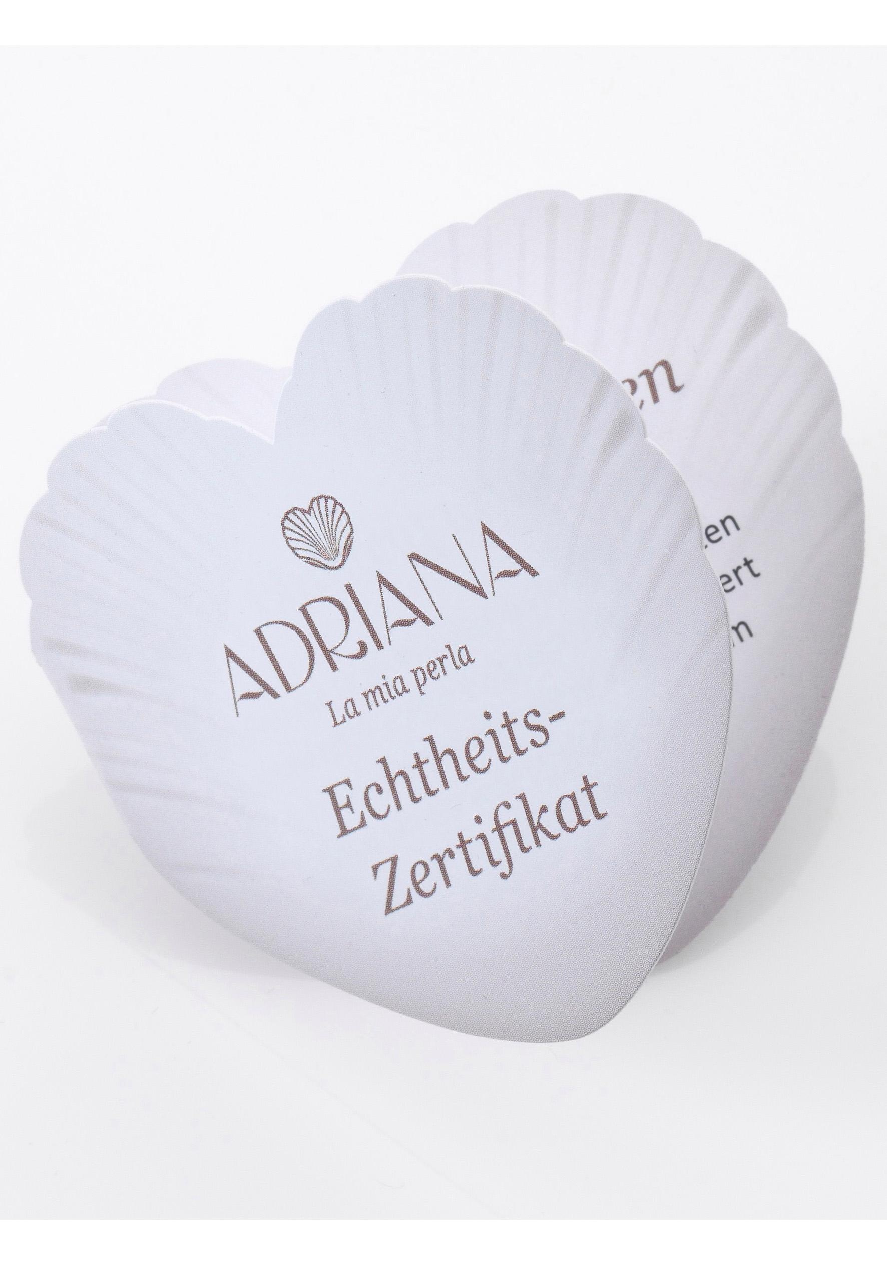 Adriana Paar Ohrstecker »R48«, mit Zirkonia (synth.) - mit Süßwasserzuchtperle