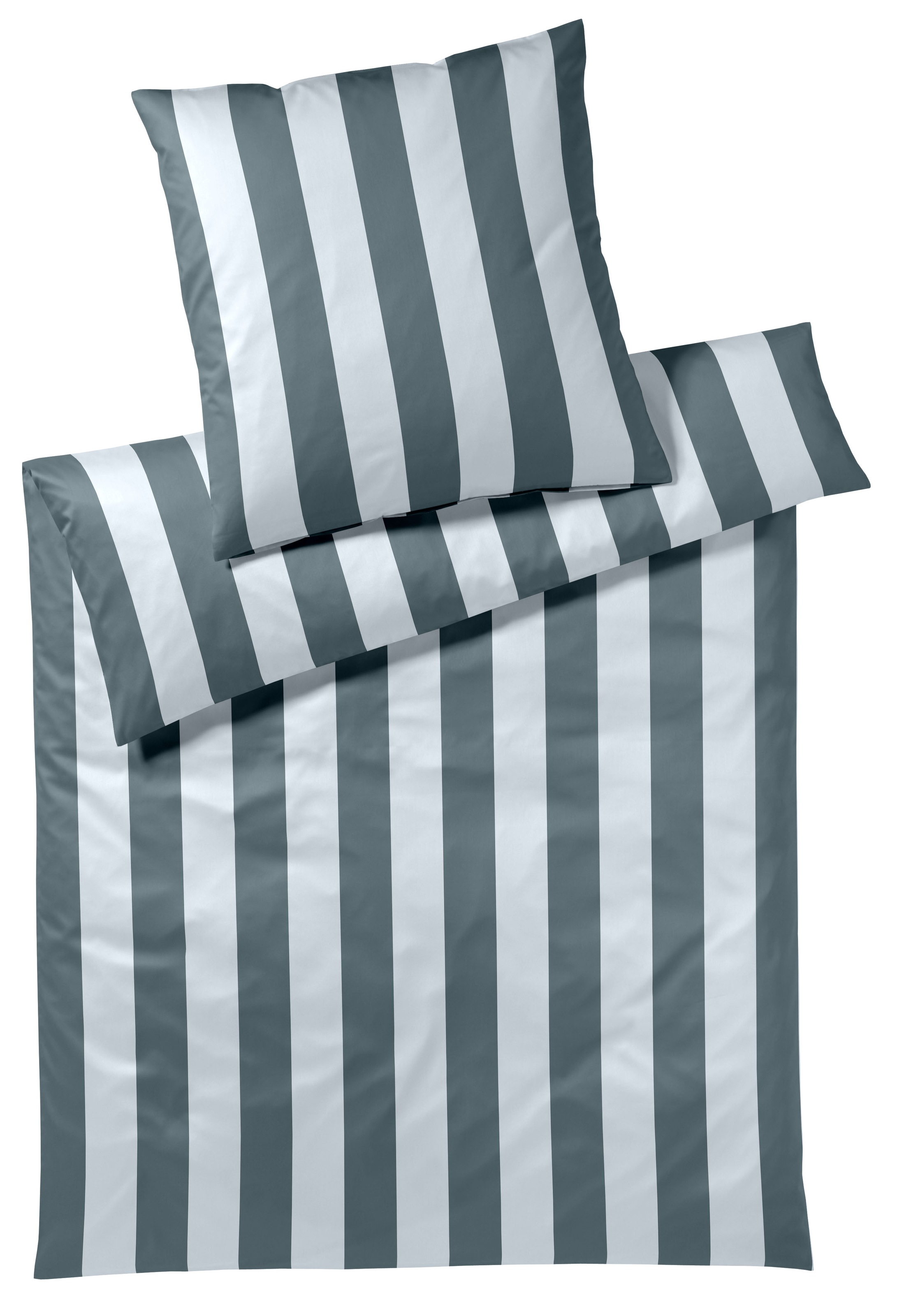 Elegante Bettwäsche "Night Stripe" 2 Stk. tlg. angenehmes Hautgefühl günstig online kaufen