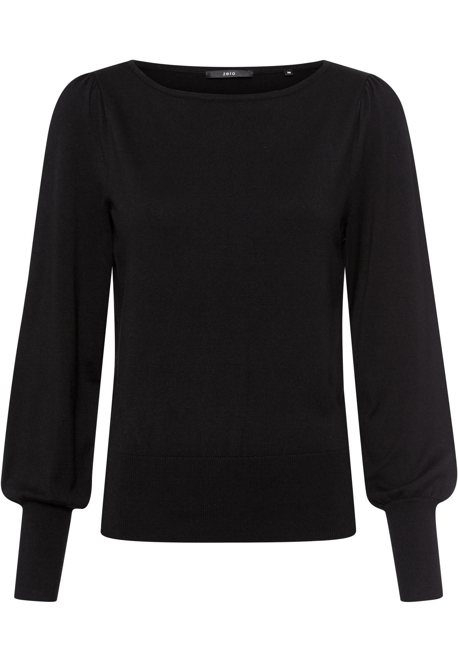 Zero Strickpullover »zero Pullover mit U-Boot Ausschnitt«, (1 tlg.), Plain/ohne Details