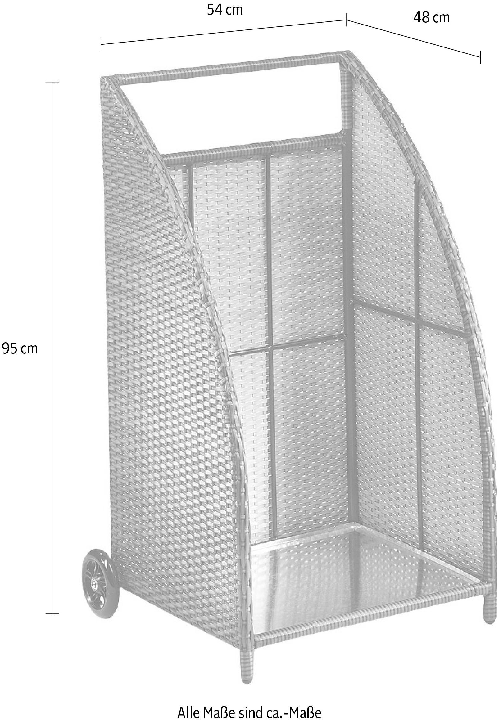 locker Kaminholzkorb, 54/48/95 cm bestellen BAUR 