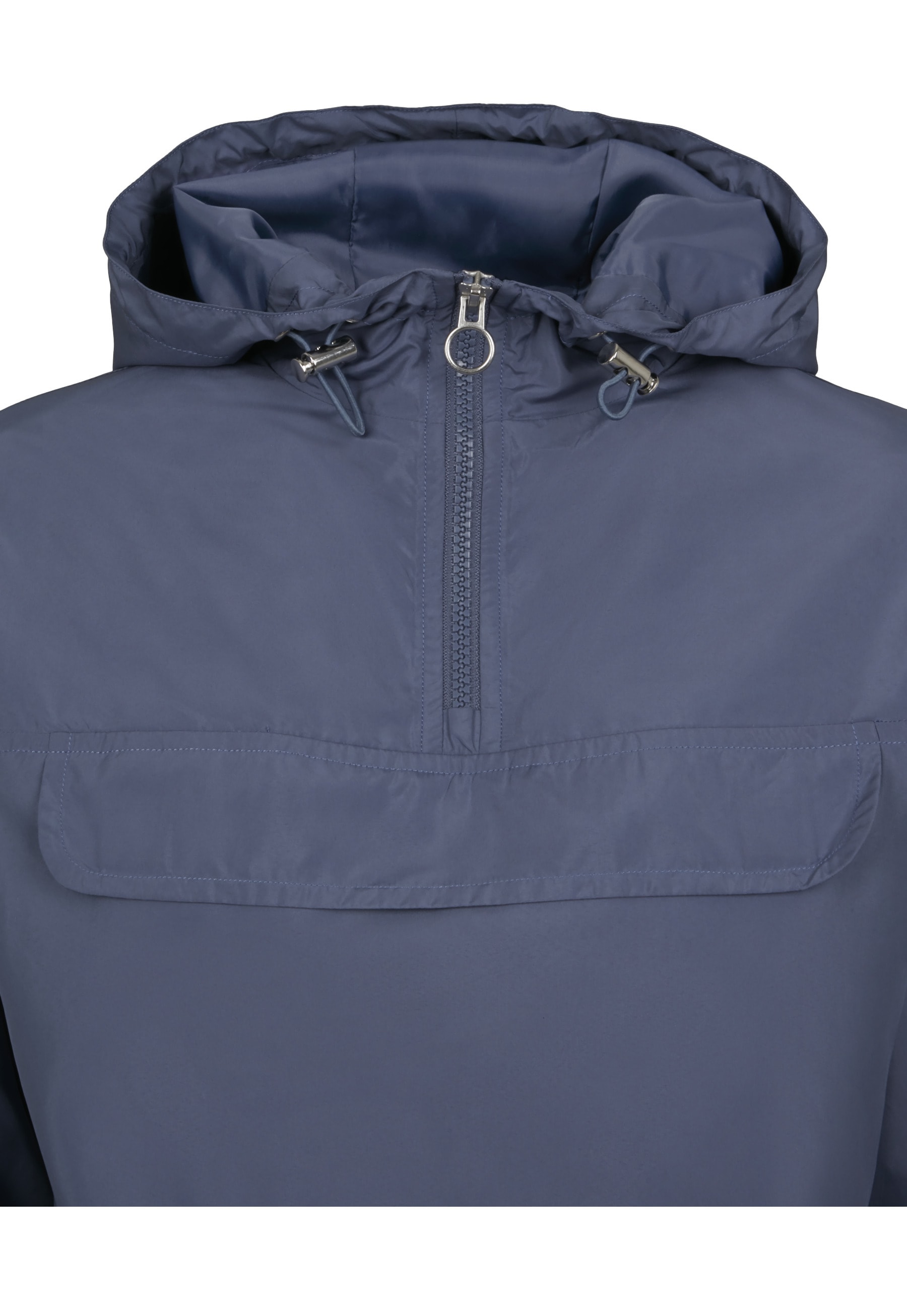 URBAN CLASSICS Allwetterjacke »Urban Classics Damen Ladies Basic Pull Over Jacket« 1 Stk. tlg. mit Kapuze