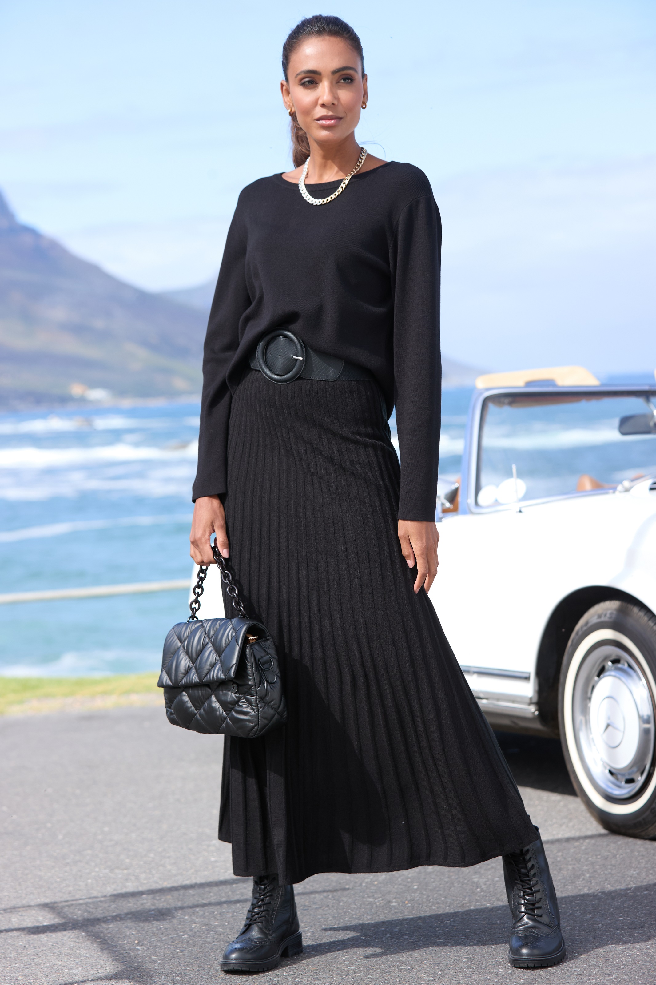 LASCANA Taillengürtel Stretchgürtel für Kleid & Overall, Bauchgürtel, Shapi günstig online kaufen