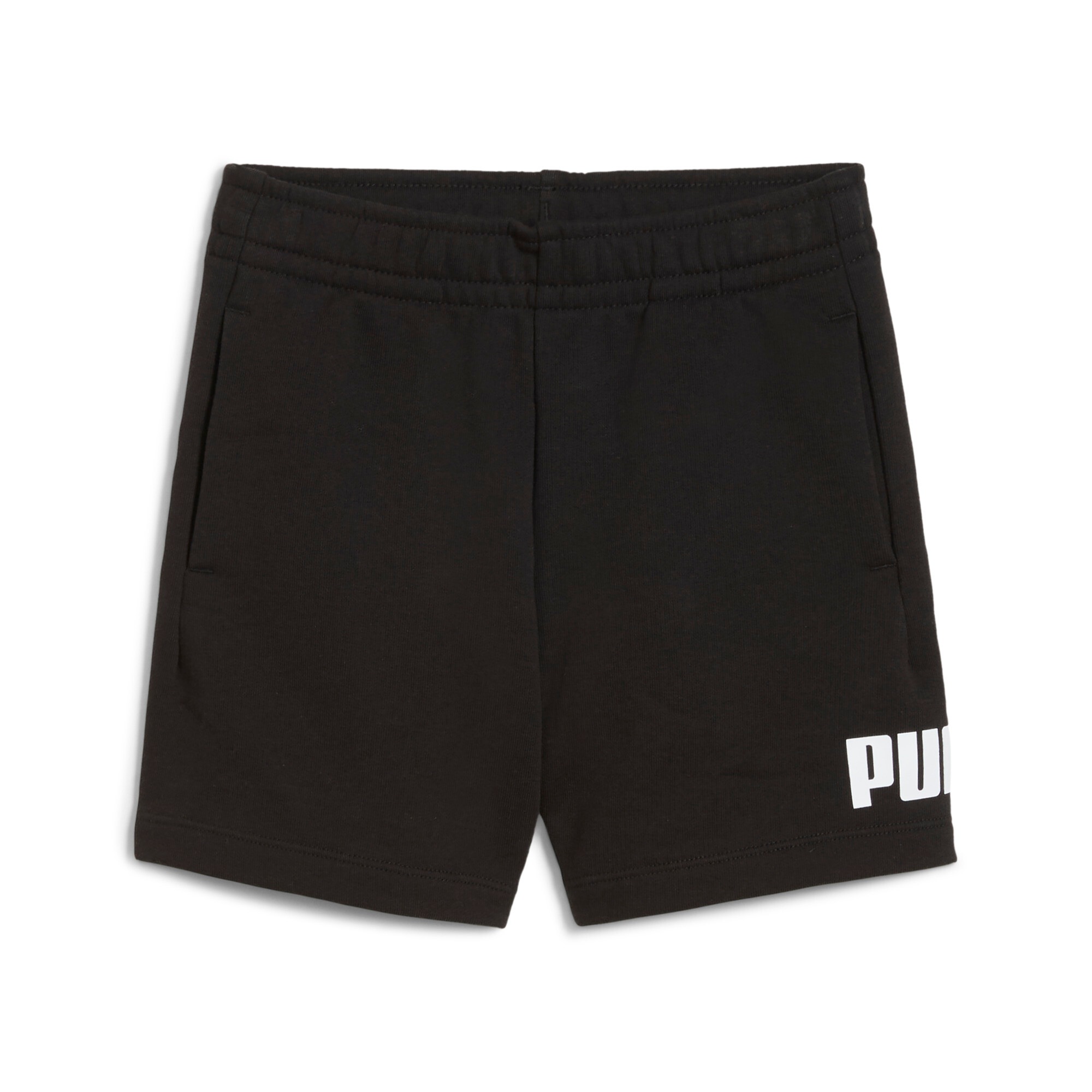 PUMA Trainingsshorts »ESS NO. 1 LOGO SHORTS TR PS«  aus Baumwolle und Polyester, mit elastischem Bund, sportlicher Stil