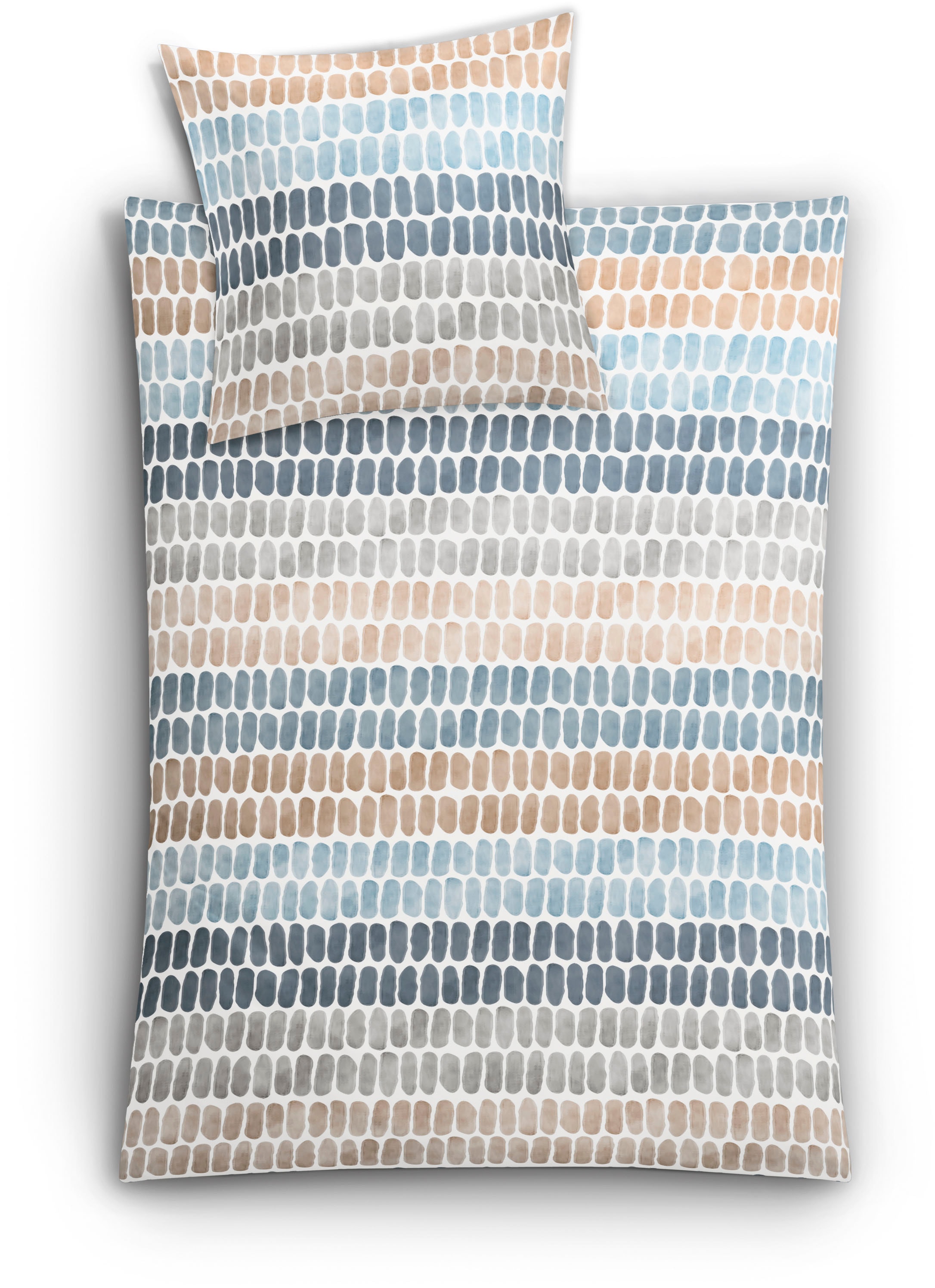 Kleine Wolke Bettwäsche "Solid" 2 Stk. tlg. mit Streifen günstig online kaufen