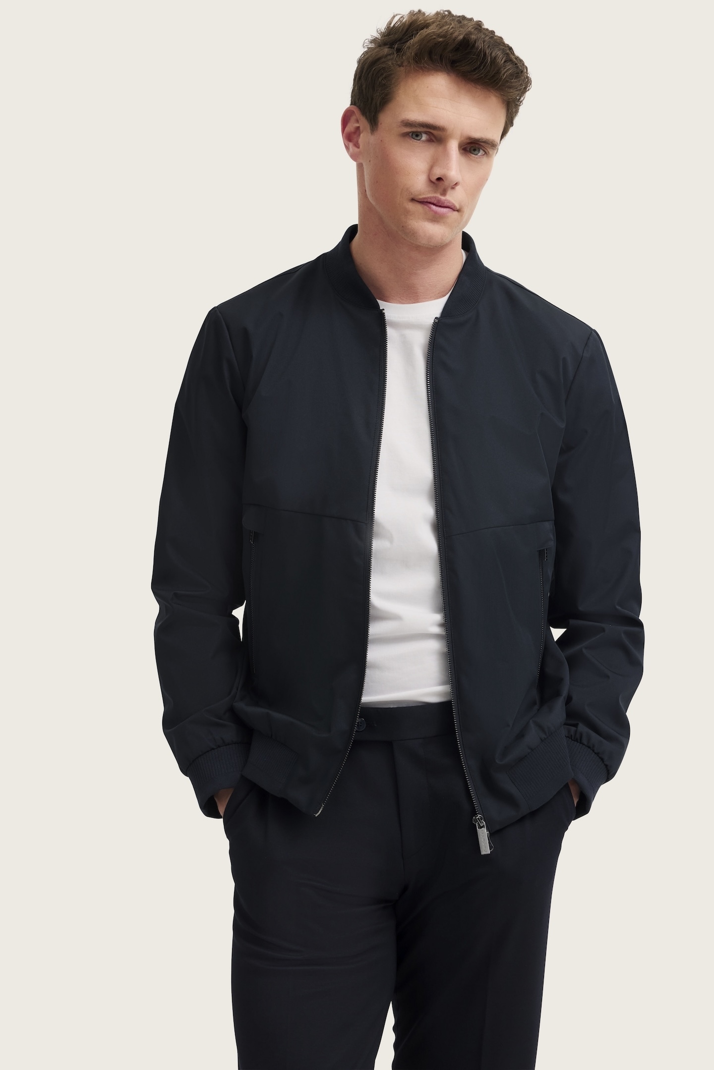 bugatti Blouson, ohne Kapuze, mit Collegekragen günstig online kaufen