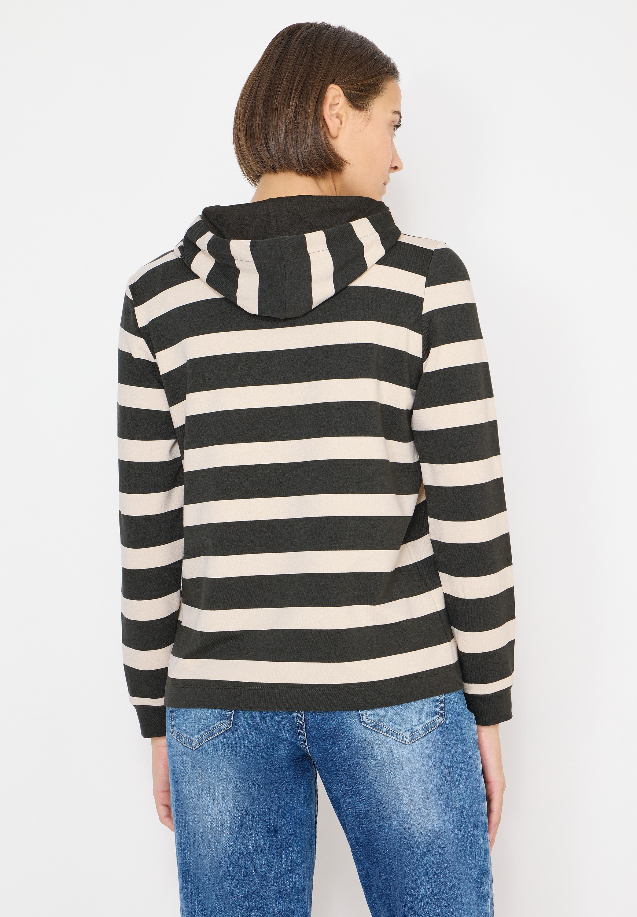 Thumbnail - Cecil Langarmshirt mit Kapuze mit Tunnelzugband