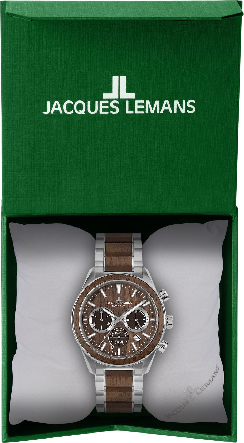 kaufen Power Jacques | 1-2115J« BAUR Lemans »Eco Wood, Chronograph Solar