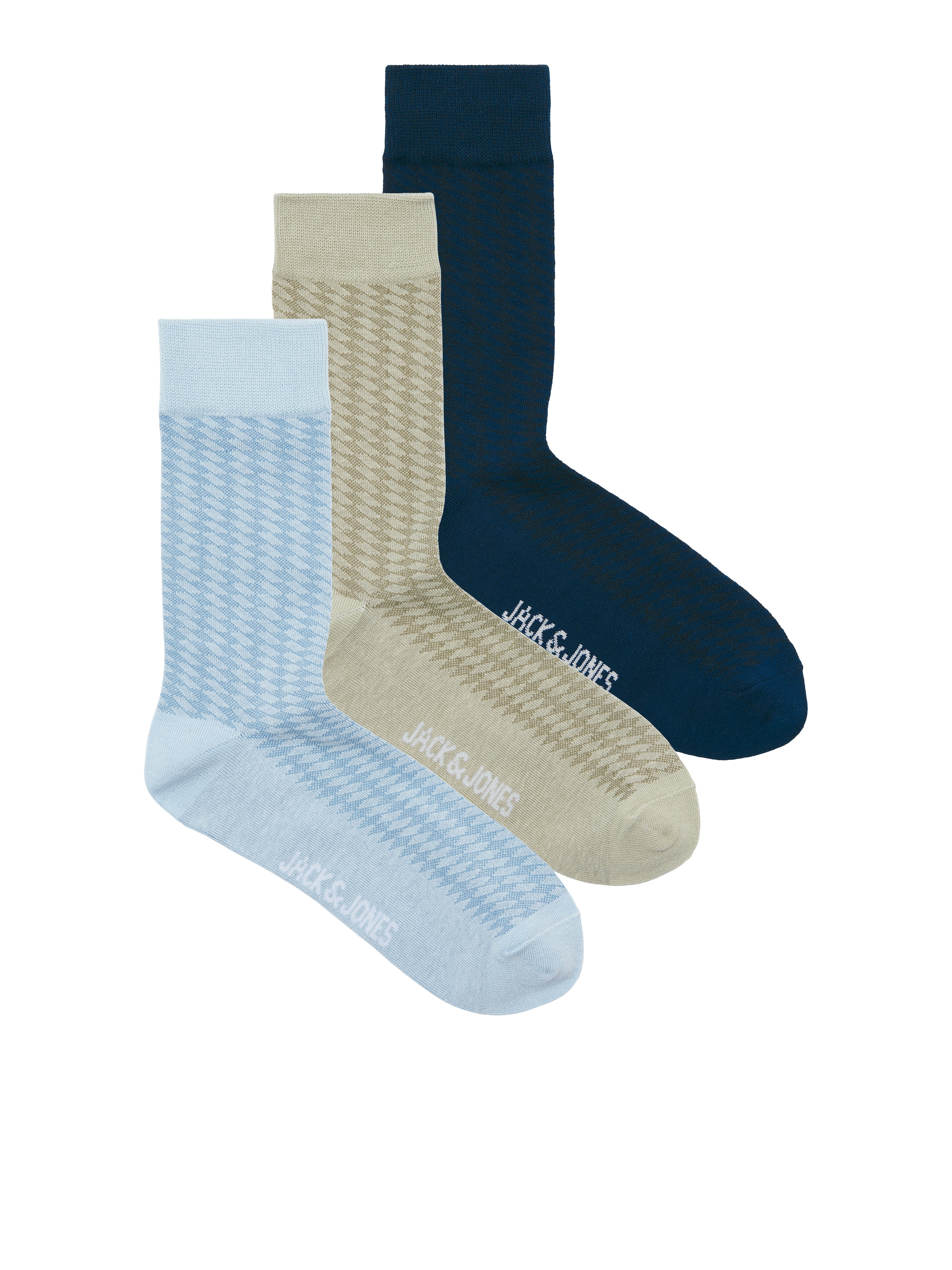 Jack & Jones Freizeitsocken "JACDIAMOND STRUCTURE SOCKS 3 PACK SN" Packung, günstig online kaufen