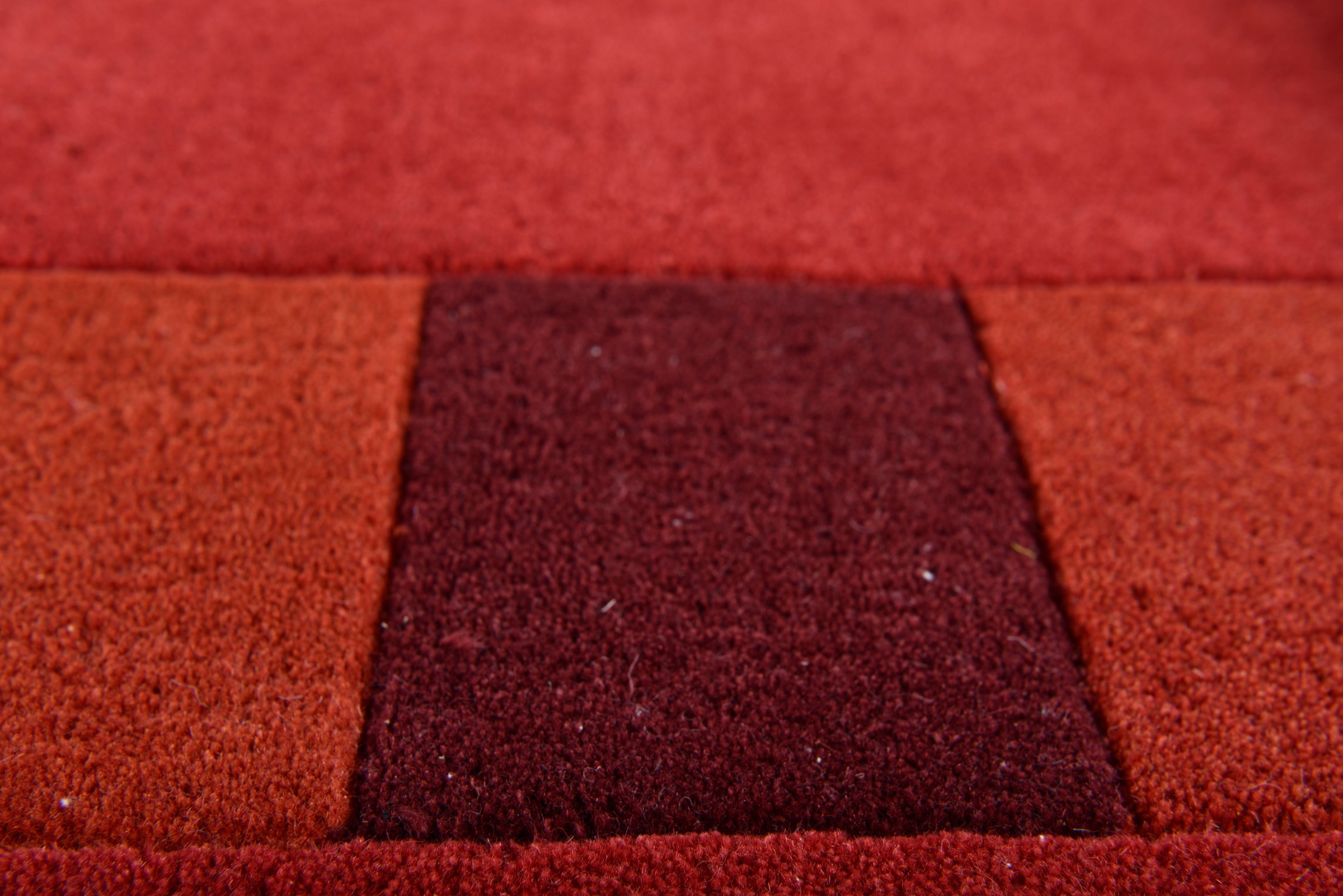 THEKO Wollteppich »Royal Nepali 3085«, rechteckig, 15 mm Höhe, reine Wolle, handgetuftet, Uni-Farben, mit Bordüre, modernes Design