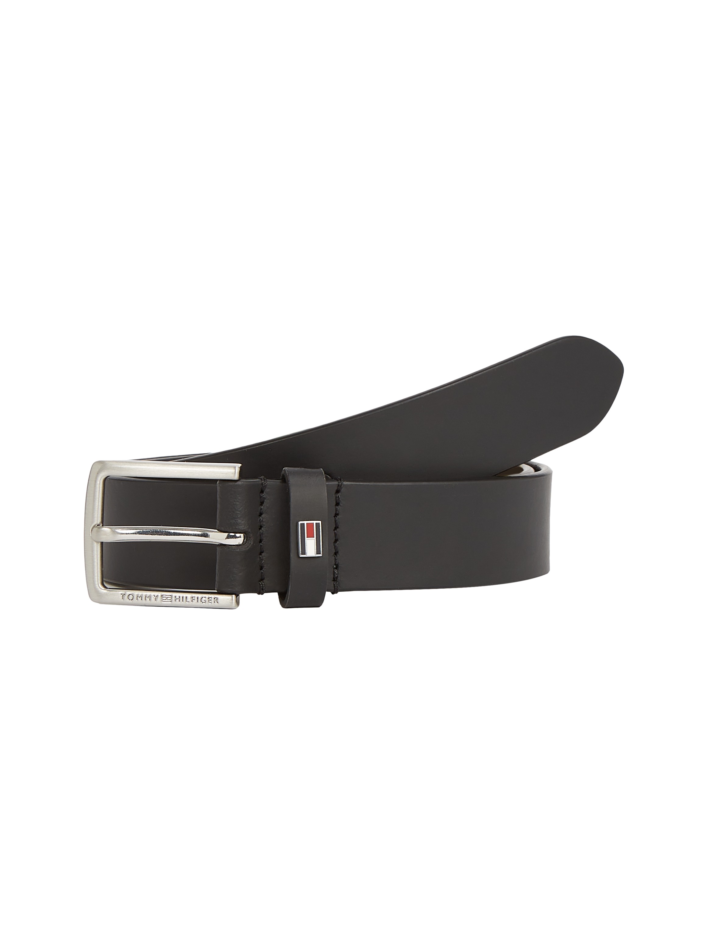 Tommy Hilfiger Ledergürtel »Kids Leather Belt«, mit klassischer Metallschnalle