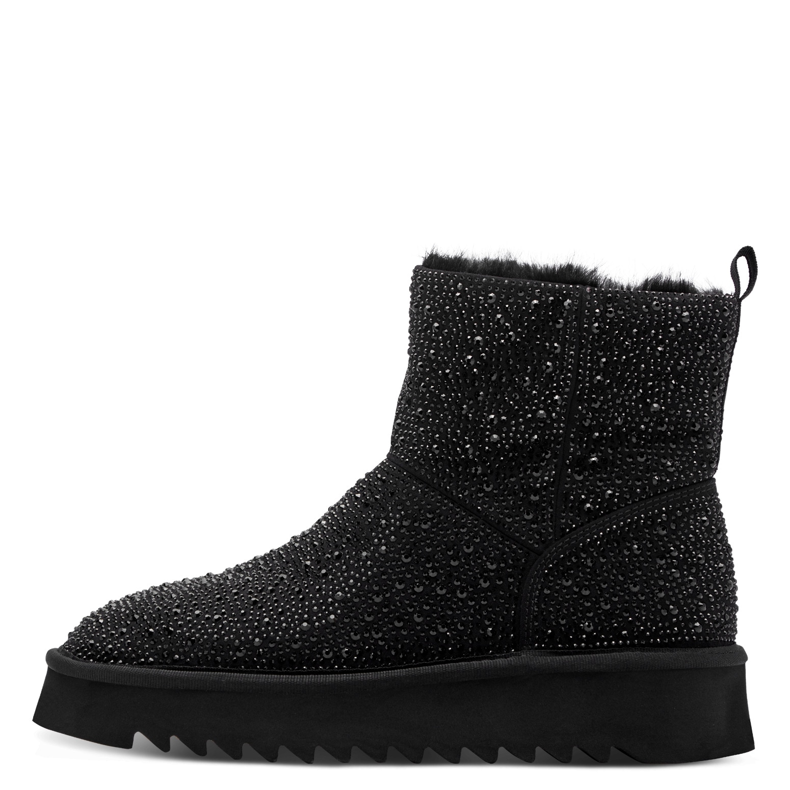 Tamaris Winterboots  , Plateau, Stiefelette mit Allover-Strasssteinen besetzt