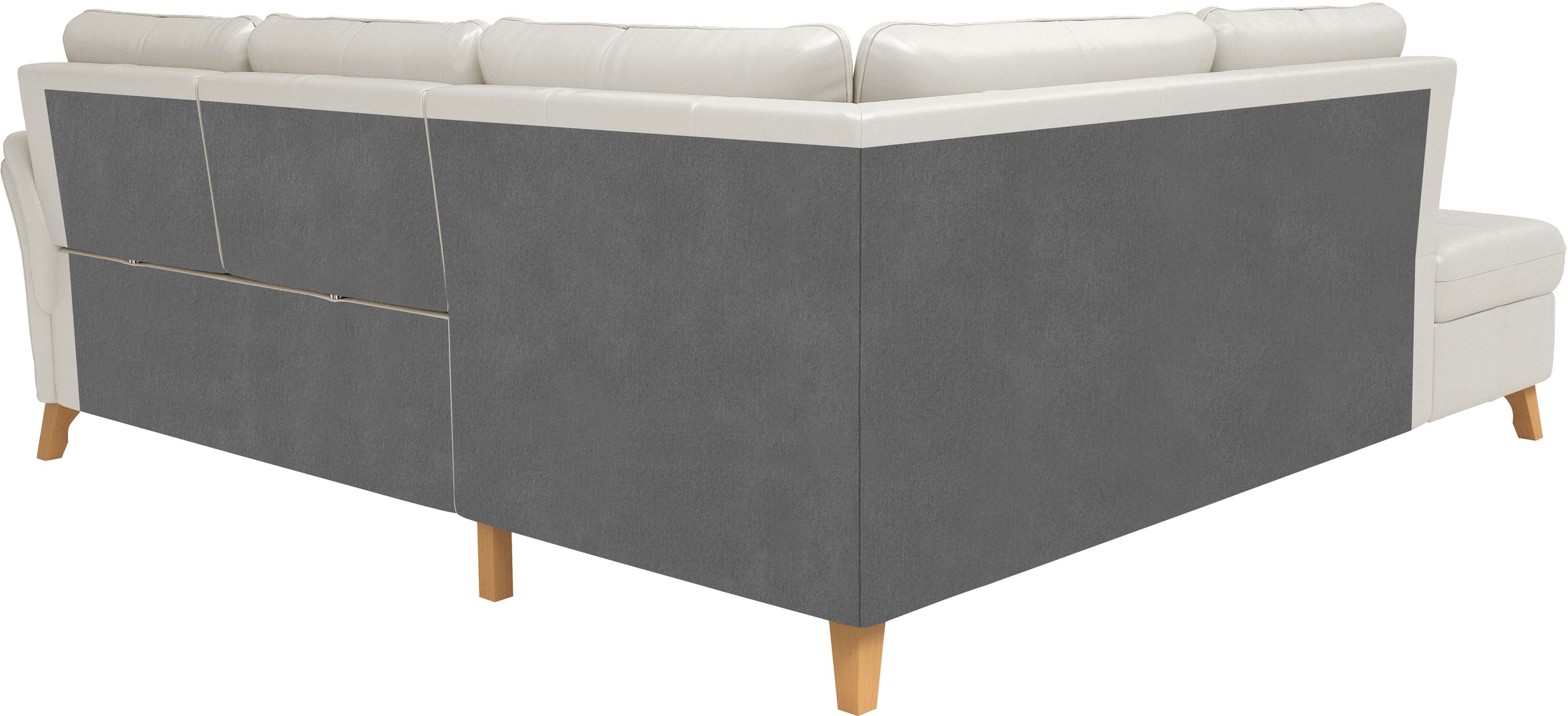Ecksofa SIT & MORE "Göteborg", weiß (reinweiß), B:250cm H:90cm T:226cm, Sofas, Ecksofa, inkl. Sitztiefenverstellung, wahlweise mit Bettfunktion & Bettkasten 9